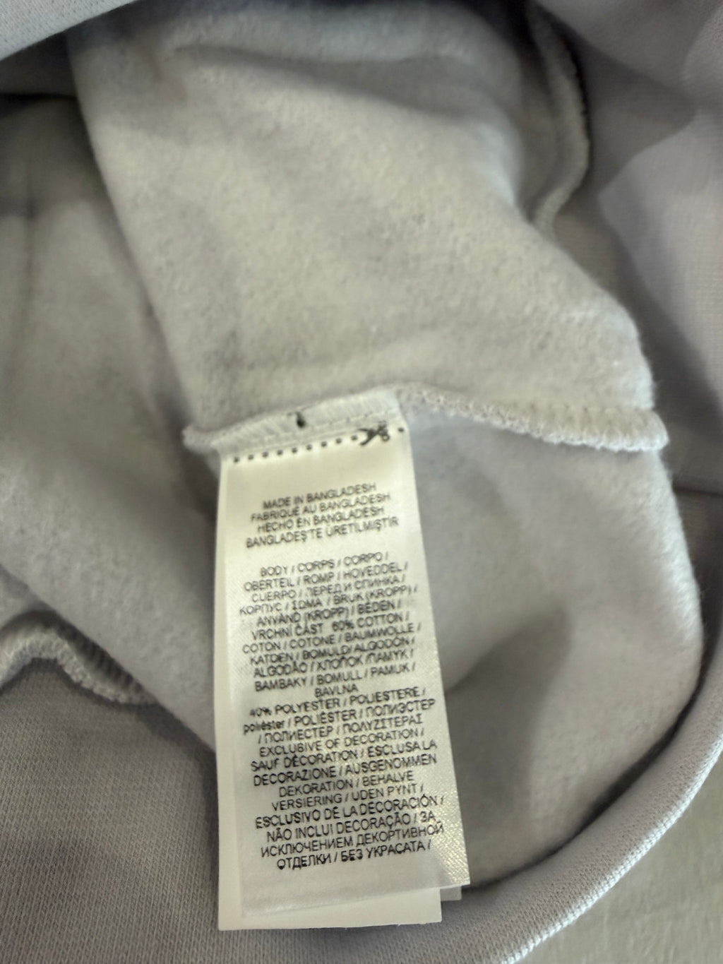 Sweat à capuche Polo Ralph Lauren gris perle brodé – Homme – Taille M