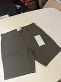 Short Chino Minimum Frede 2.0 Gris Kaki Homme Taille S Neuf avec étiquette