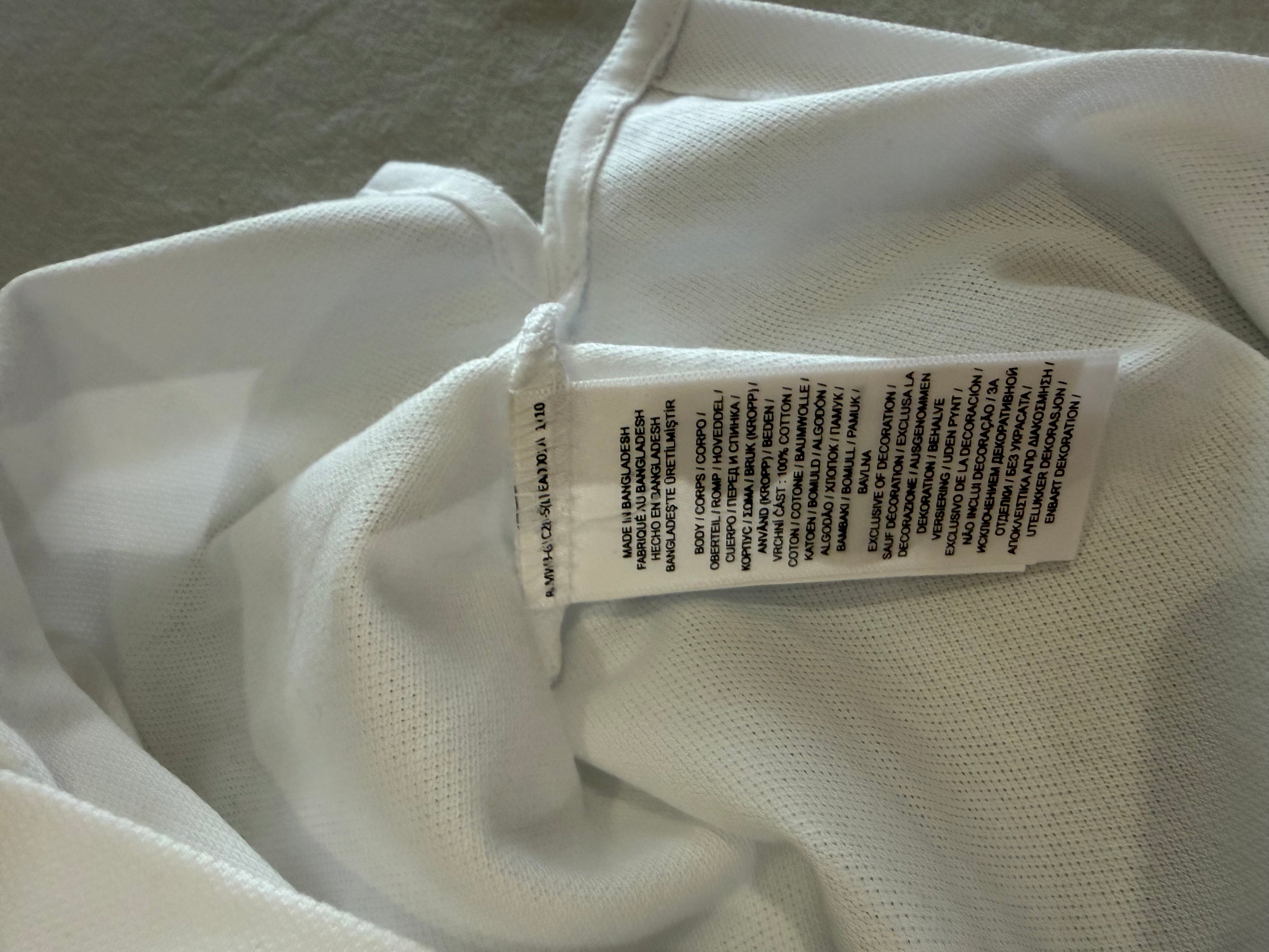 Polo Ralph Lauren Custom Slim Fit Homme Blanc Logo Bleu Marine – Taille XL – Neuf avec étiquette