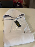 Sweat à capuche Polo Ralph Lauren Gris Perle Homme L - Logo brodé - Neuf