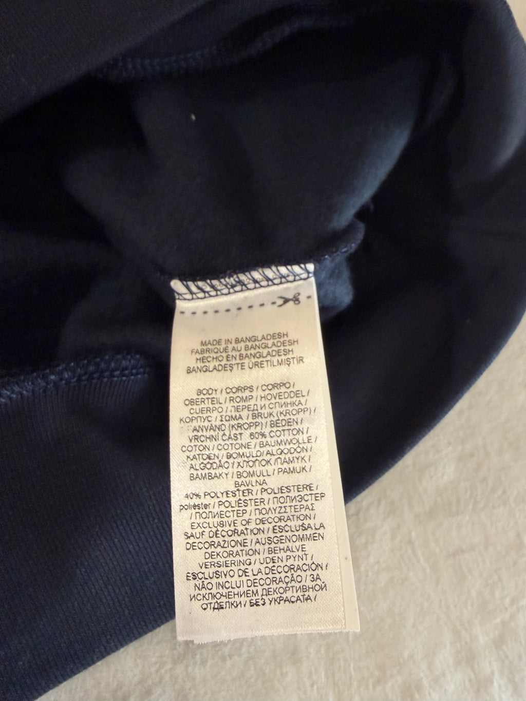 Polo Ralph Lauren Sweat à Capuche Homme Bleu Marine Logo Brodé Signature Taille XXL