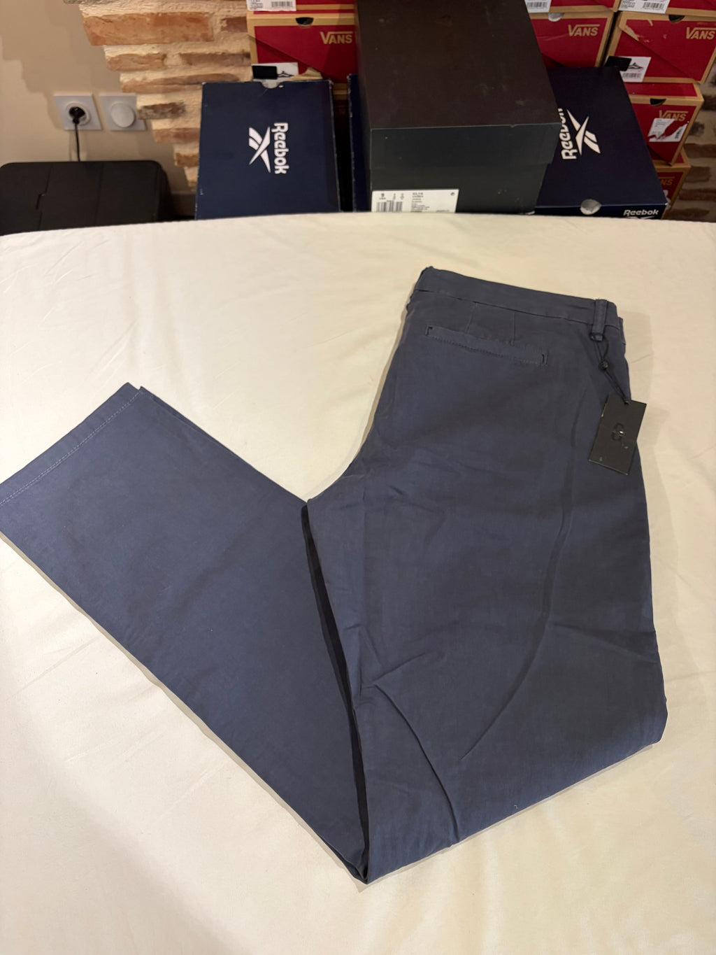 Pantalon Chino Only & Sons Homme Bleu Marine – Taille 36/32 – Neuf avec étiquette