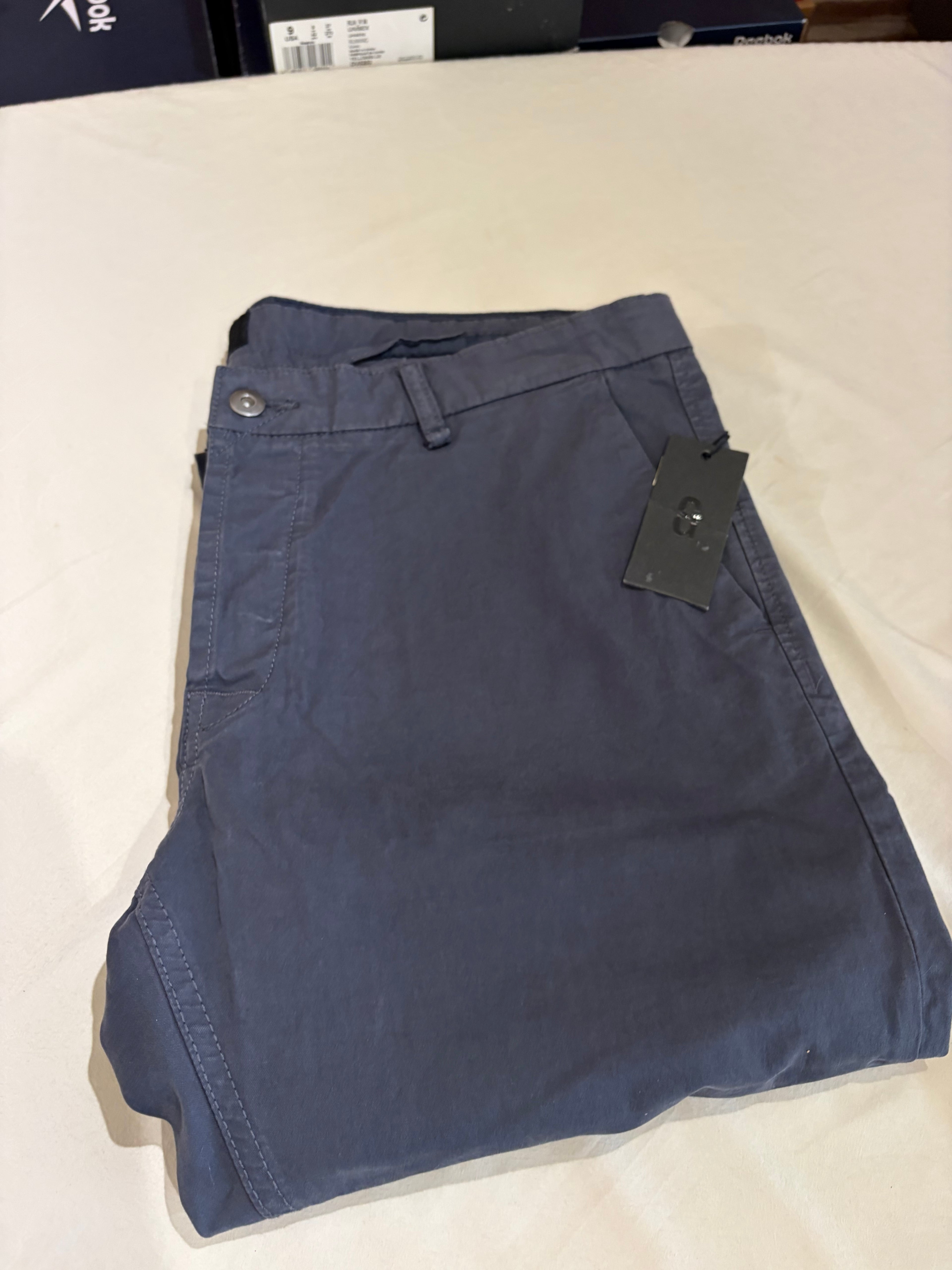 Pantalon Chino Only & Sons Homme Bleu Marine – Taille 36/32 – Neuf avec étiquette