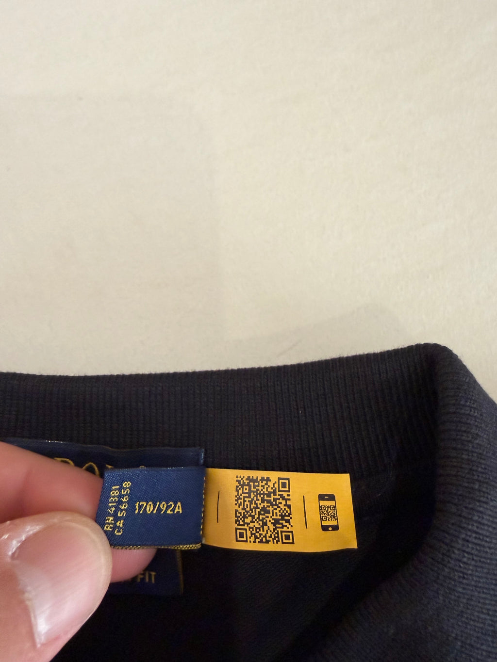 Polo Ralph Lauren Custom Slim Fit Noir Logo Rouge Homme Taille M – Neuf avec étiquette