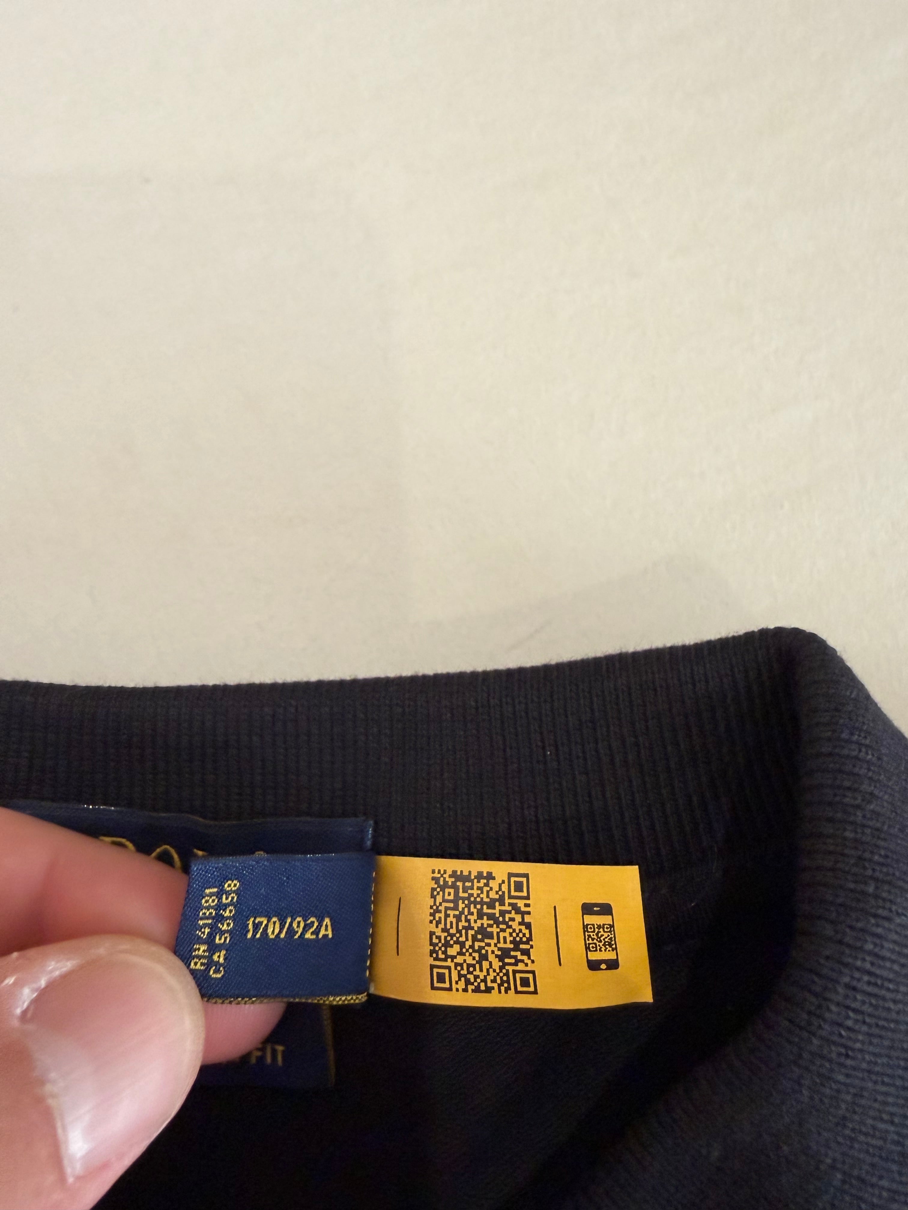 Polo Ralph Lauren Custom Slim Fit Noir Logo Rouge Homme Taille M – Neuf avec étiquette