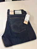 Jean Tom Tailor Denim Aedan Straight Homme Bleu Brut Foncé – Neuf avec étiquettes – Taille 30/34