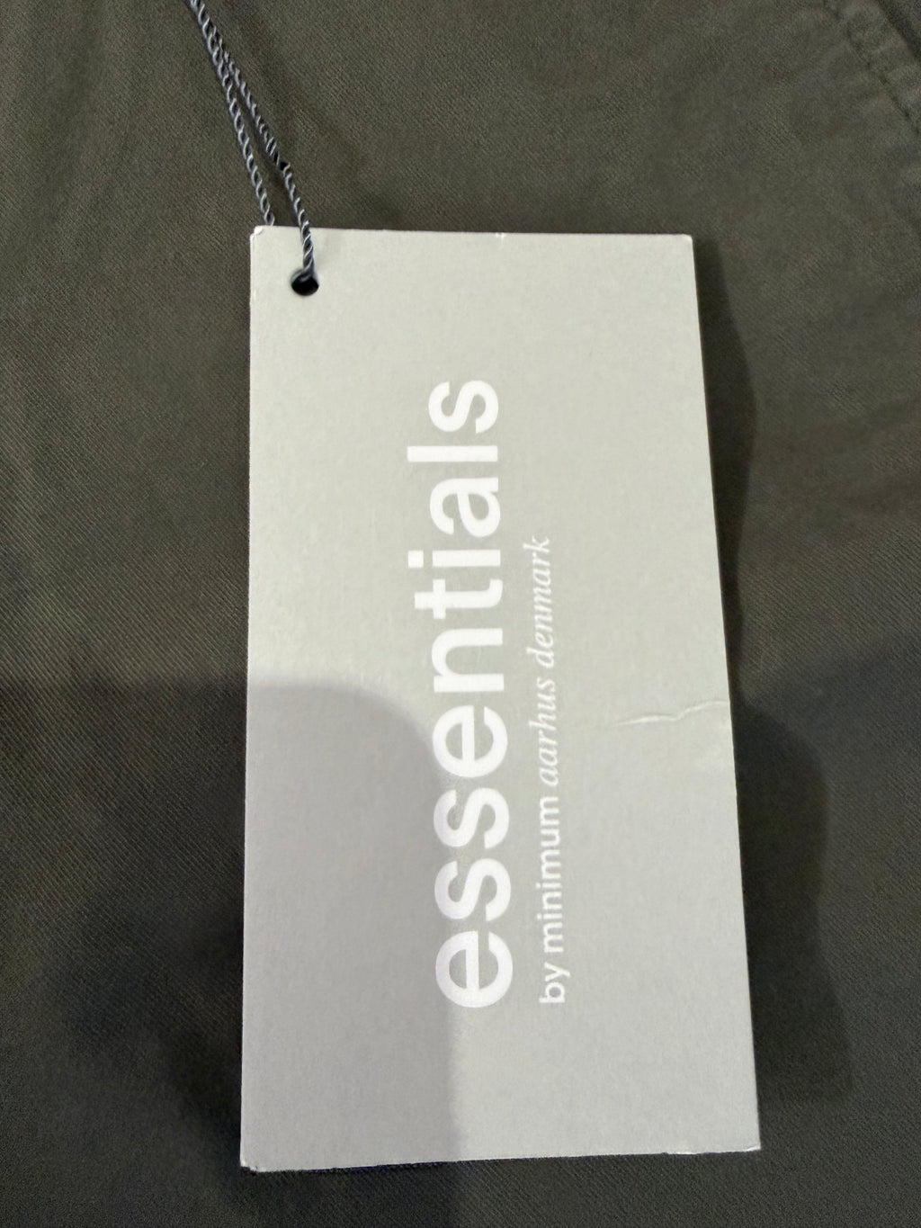 Short Chino Minimum Frede 2.0 Gris Kaki Homme Taille S Neuf avec étiquette
