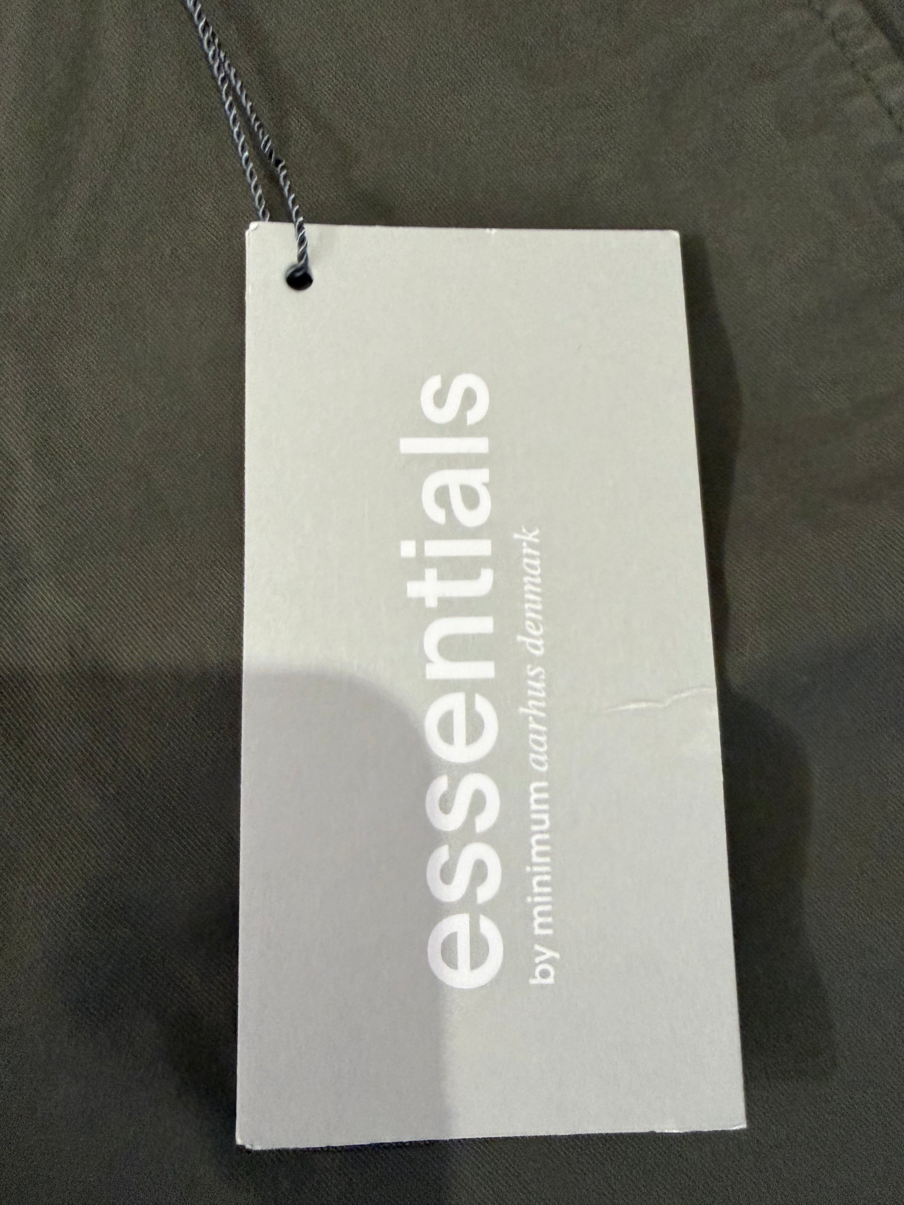 Short Chino Minimum Frede 2.0 Gris Kaki Homme Taille S Neuf avec étiquette