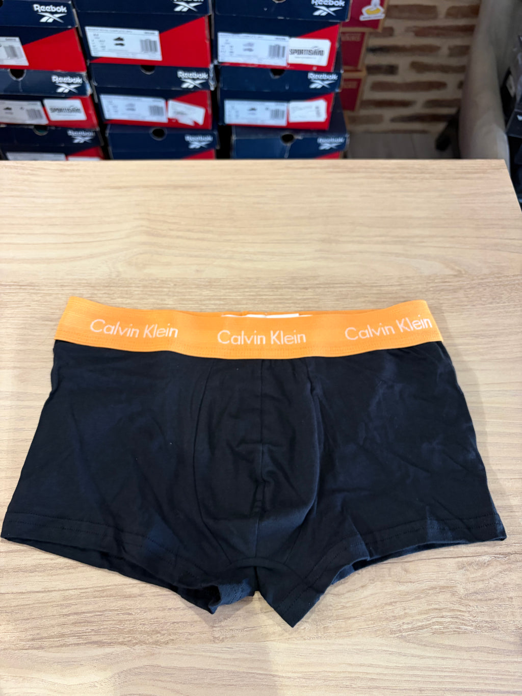 Calvin Klein Cotton Stretch 3 Pack Boxer Homme Noir Taille S Neuf