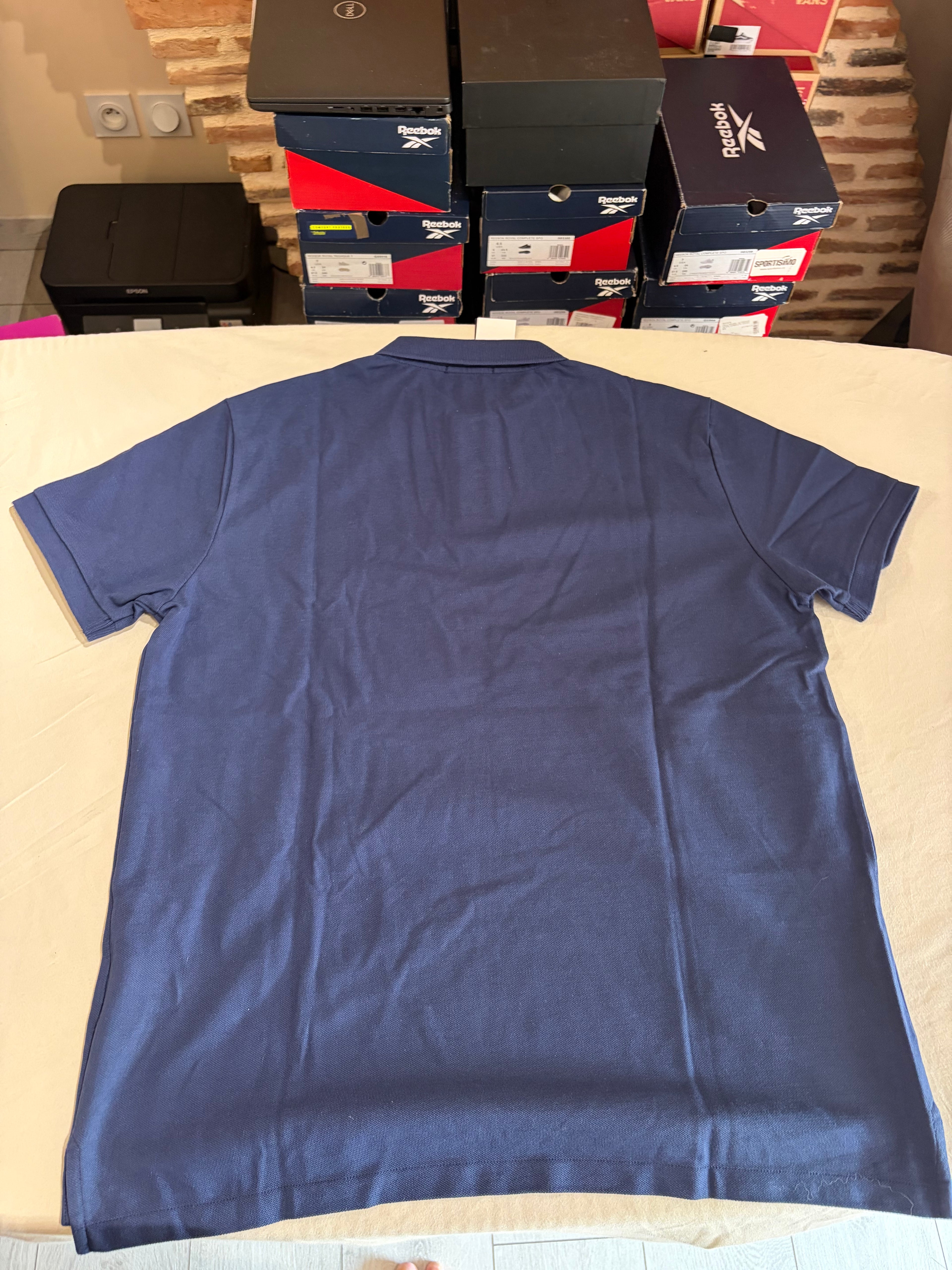 Polo Ralph Lauren Custom Slim Fit Bleu Marine Logo Rouge Homme Taille XXL – Neuf avec étiquette