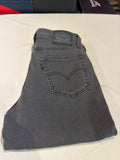 Levi's 721 High Rise Skinny Femme Neuf - Jean Gris Délavé Taille 25x32
