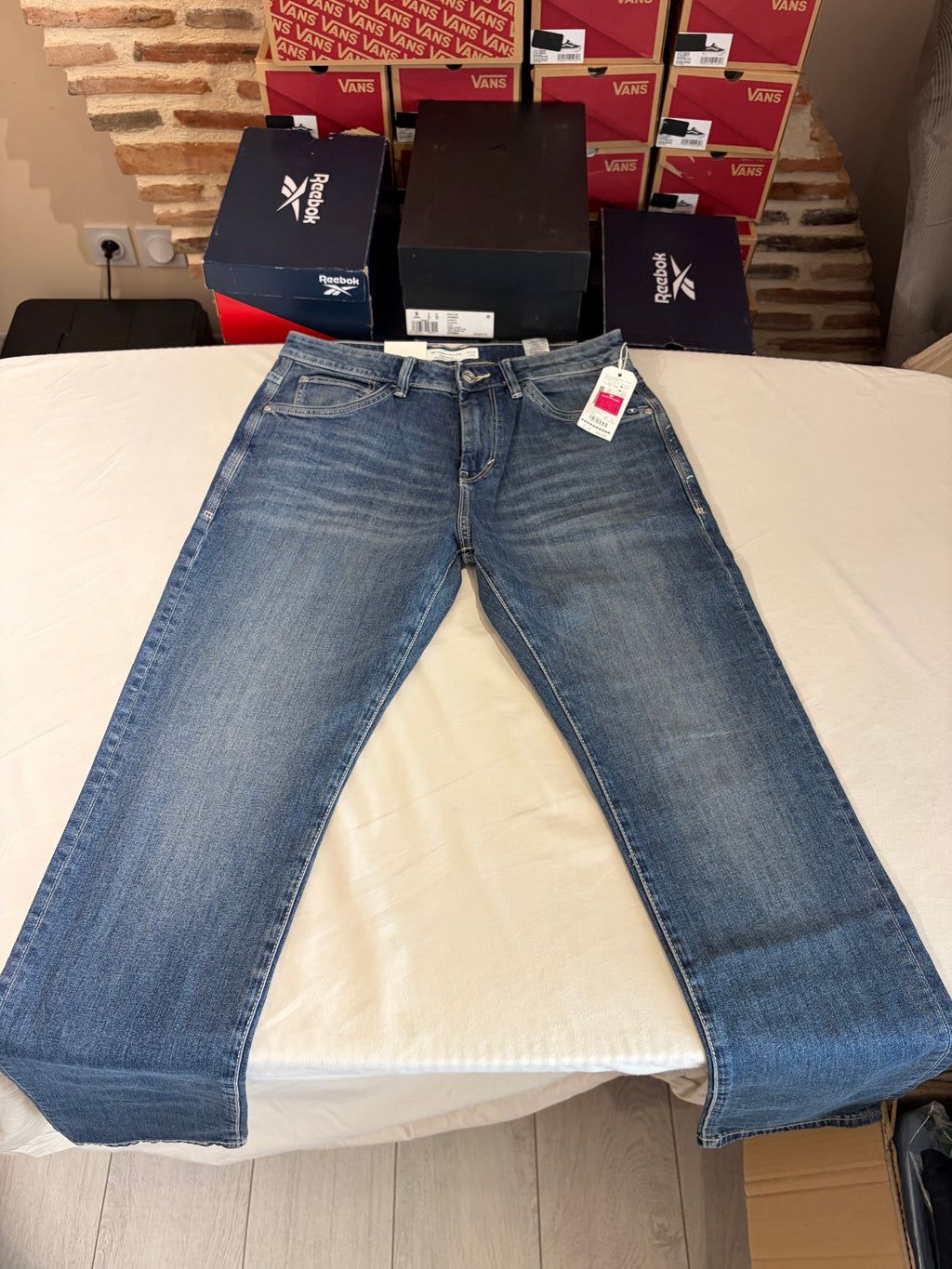 Jean Tom Tailor Josh Regular Slim Homme Bleu Denim 32/34 Neuf
