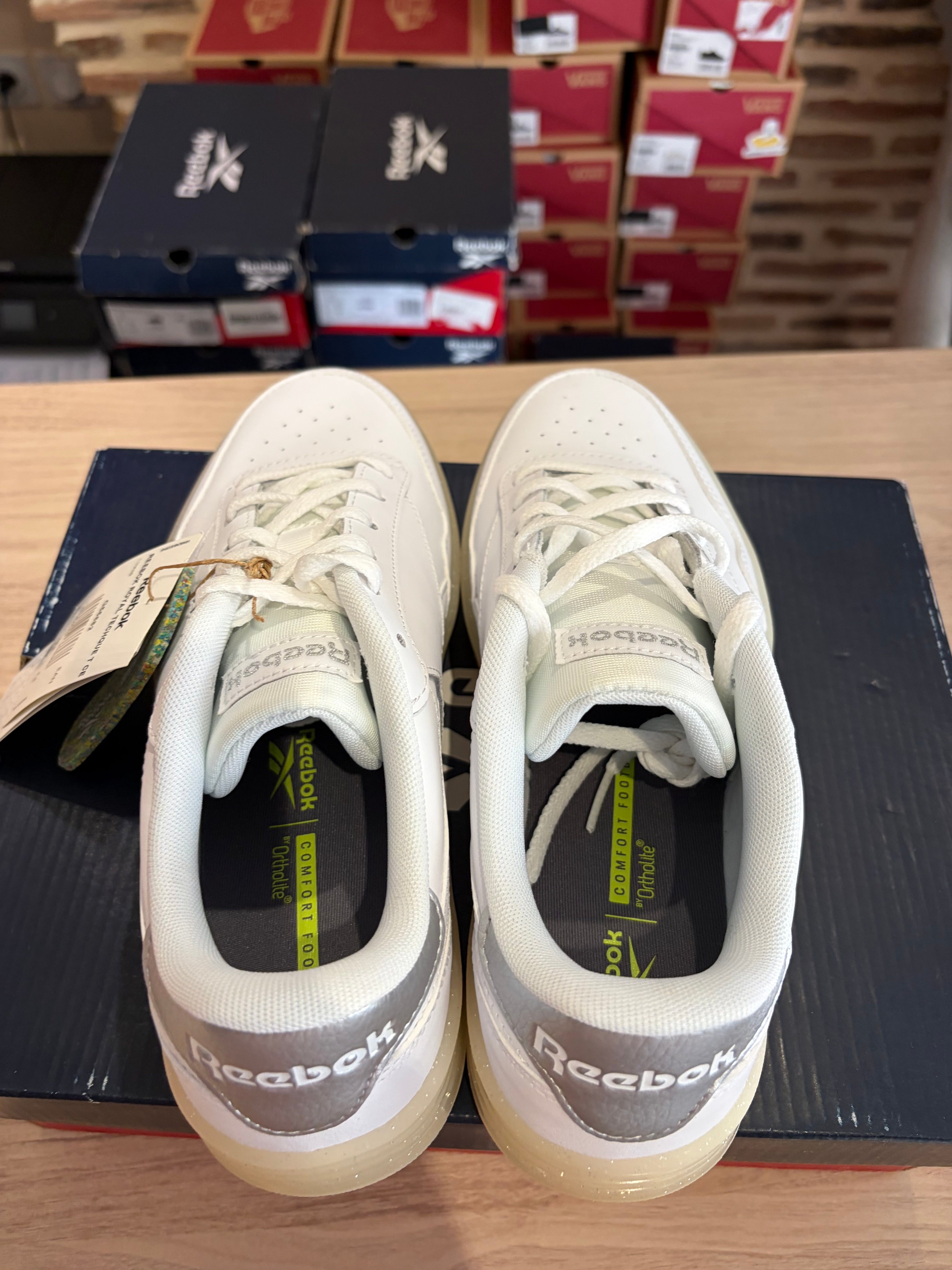 Reebok Royal Techque T CE Femme Blanche – Pointure 38,5 – Neuves avec boîte