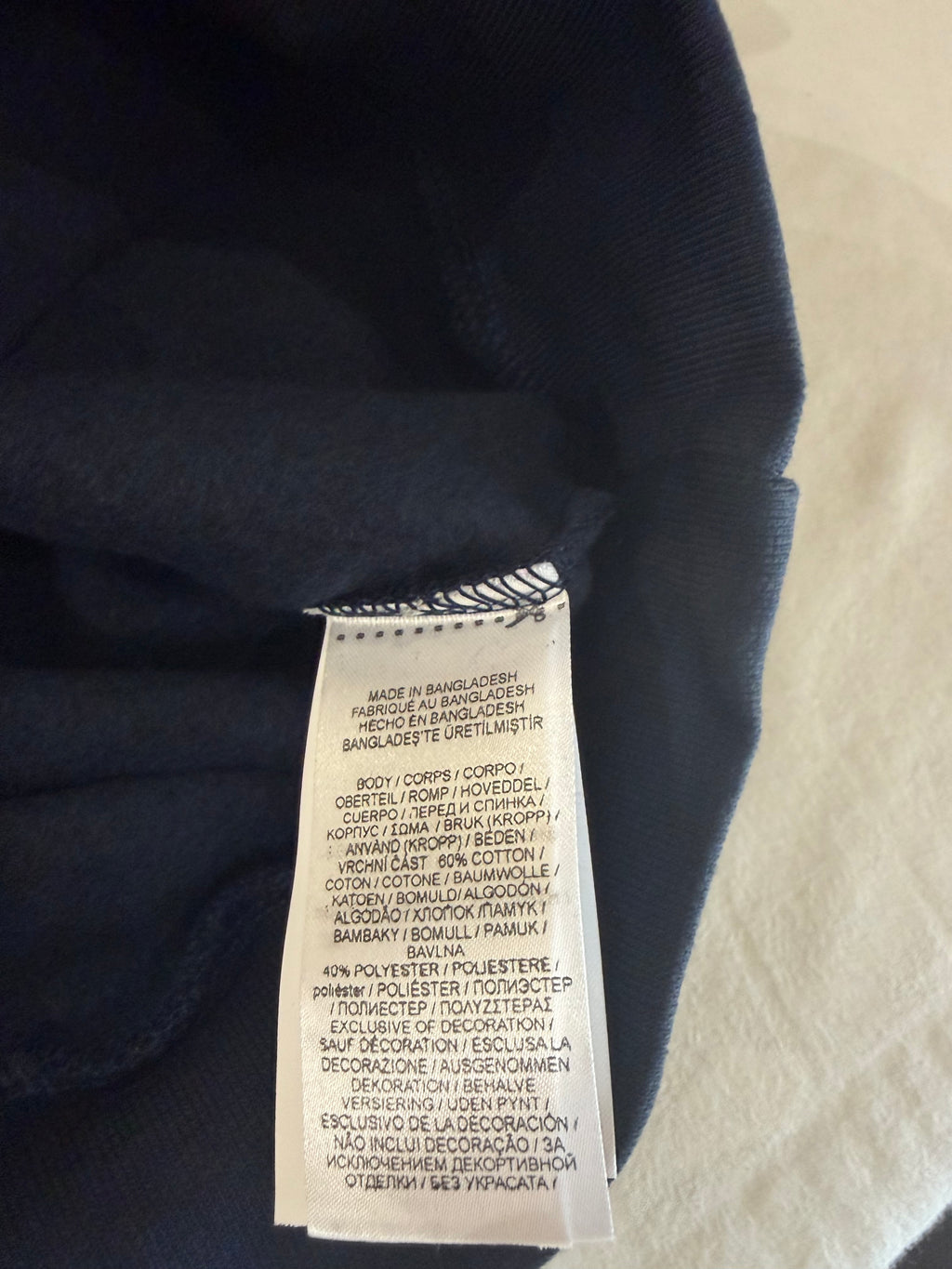 Sweat à capuche Polo Ralph Lauren Aviator Navy brodé – Homme – Taille M
