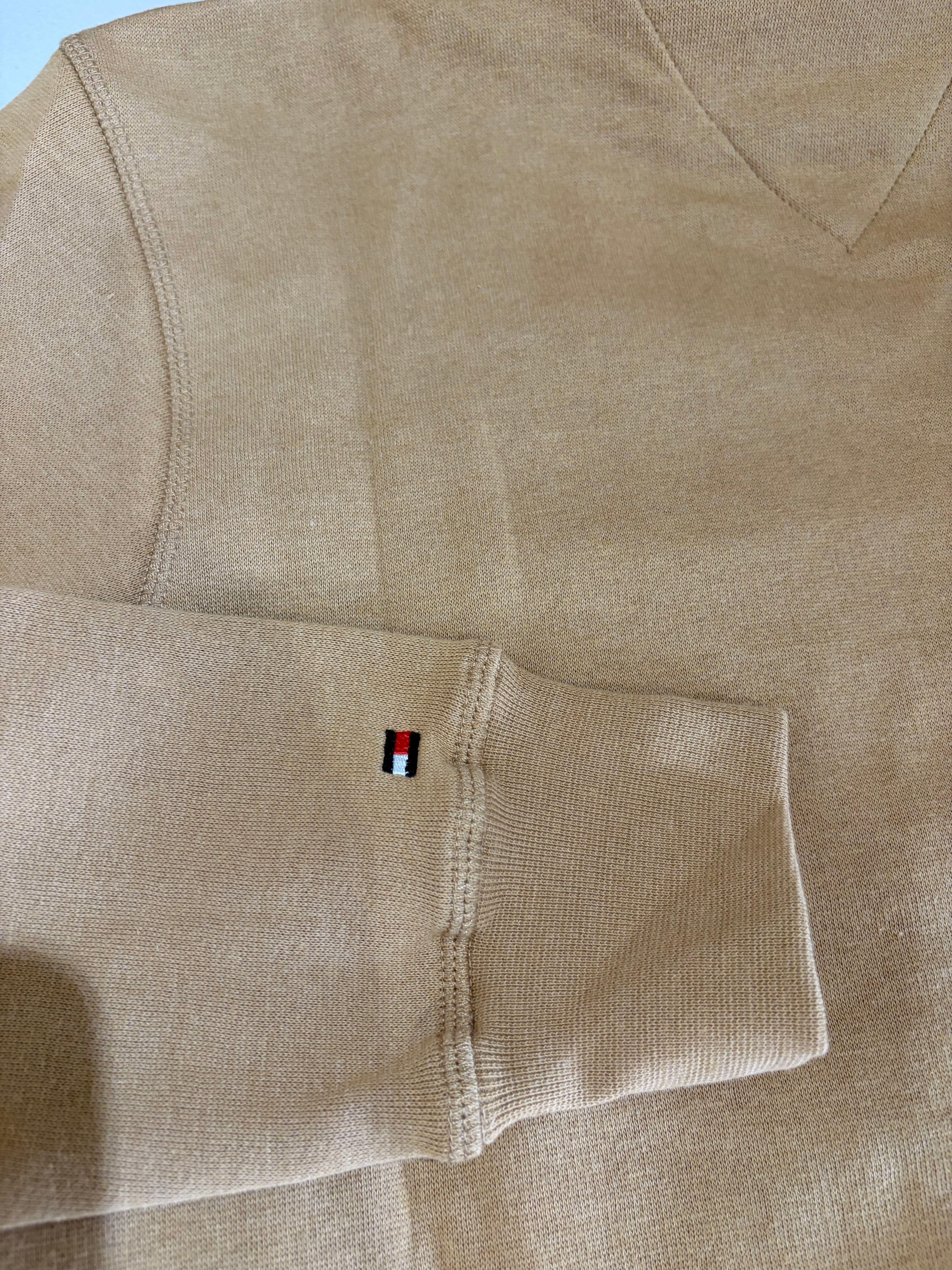 Sweat à capuche Tommy Hilfiger Logo Hoody Camel Homme Taille M