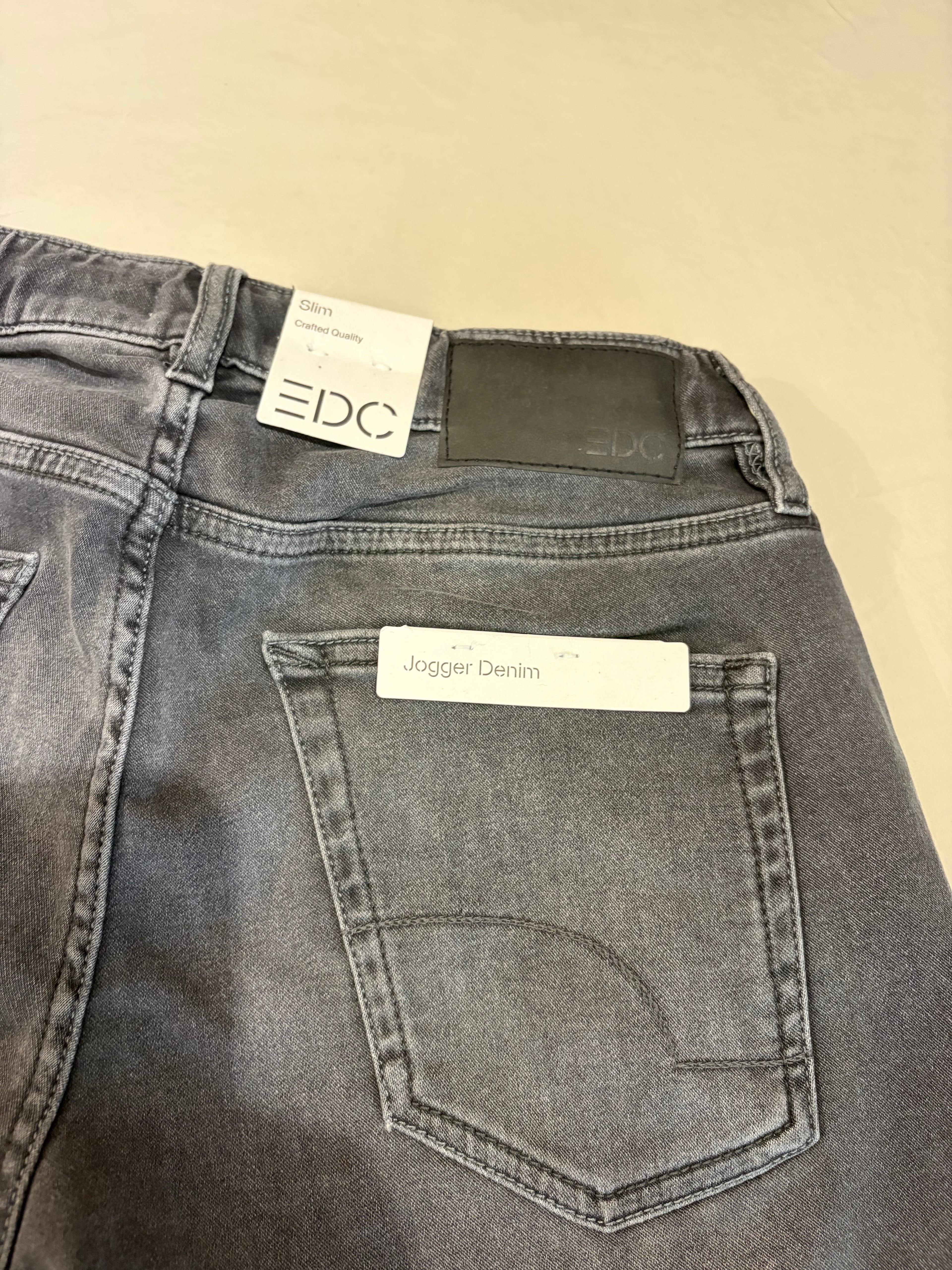 Short en Jean EDC by Esprit Slim Gris Homme Taille M Neuf avec Étiquette