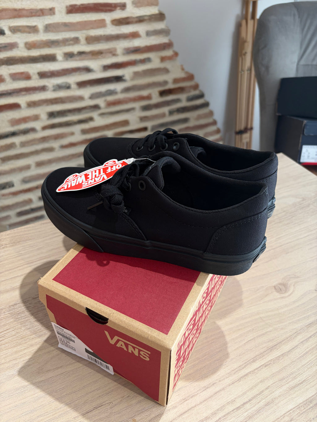 Vans Doheny Canvas Black/Black Femme – Neuves avec boîte – Taille 36,5