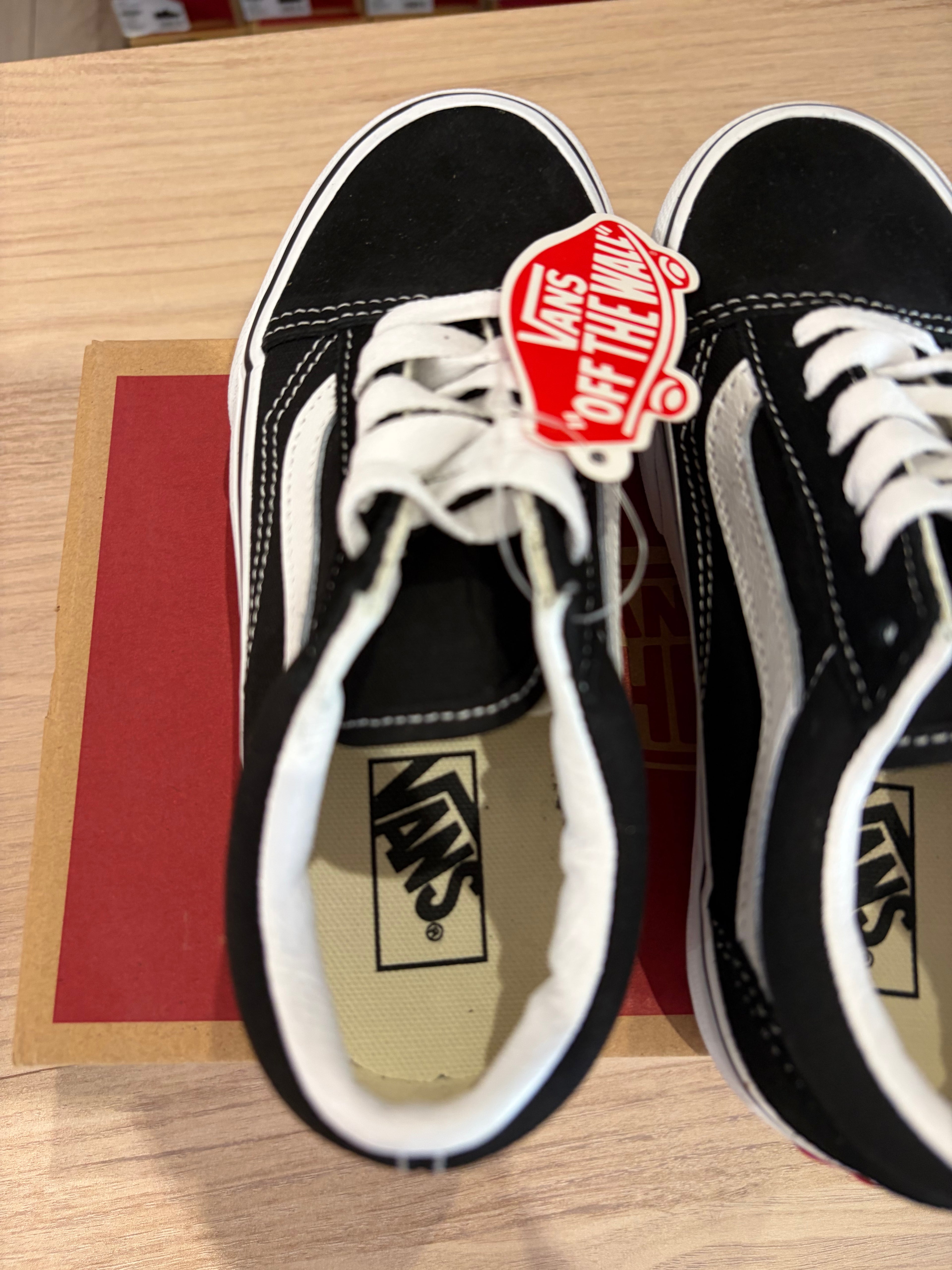 Vans Old Skool Platform Enfant – Noir/Blanc – Pointure 31 – Neuves