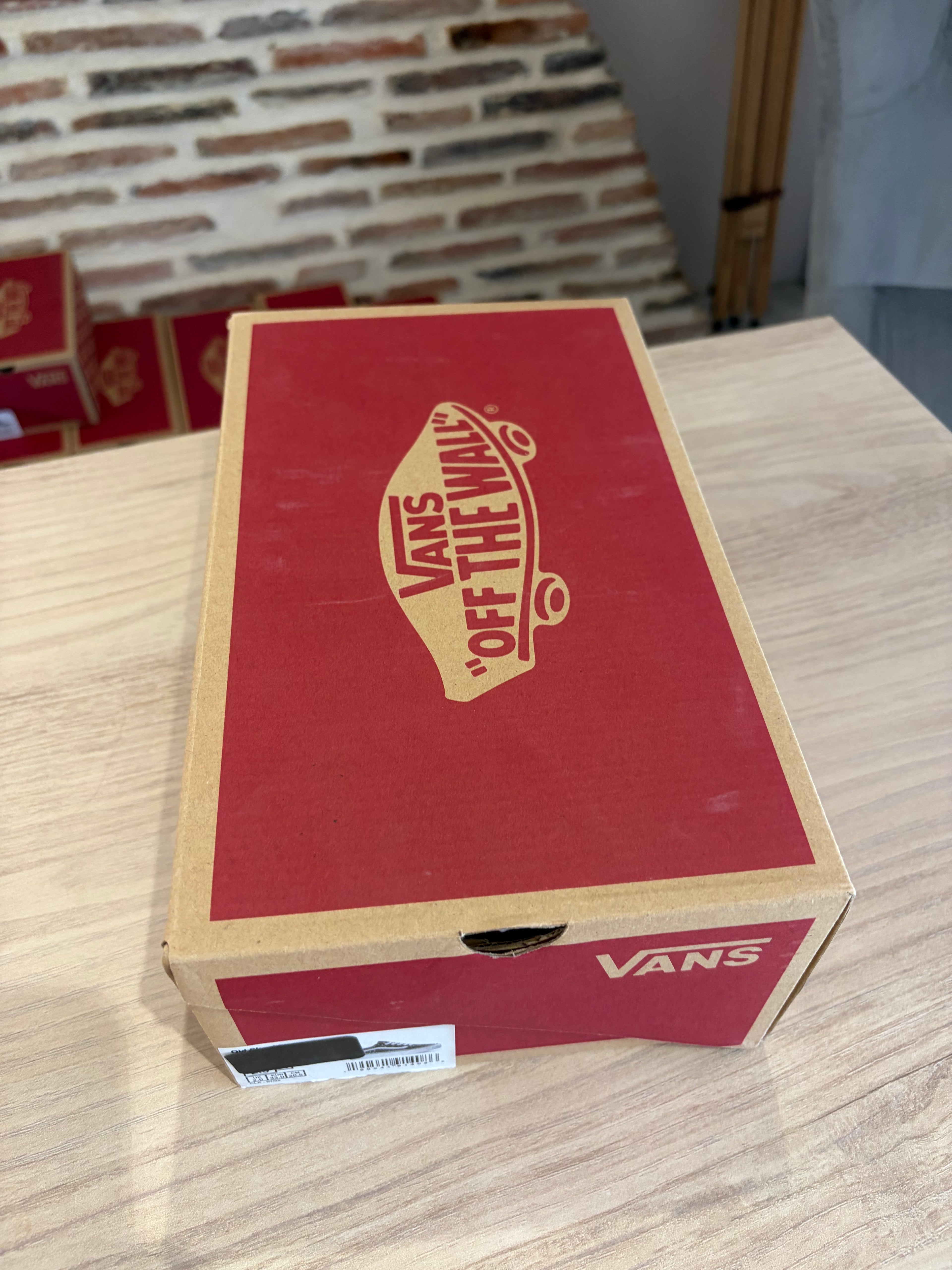 Vans Old Skool Platform Enfant Noir Blanc - Pointure 33
