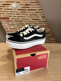 Vans Old Skool Platform Enfant Noir Blanc - Pointure 32
