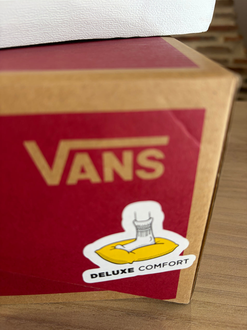 Vans Ward Deluxe Cuir Birch - Blanc Cassé - Pointure 38