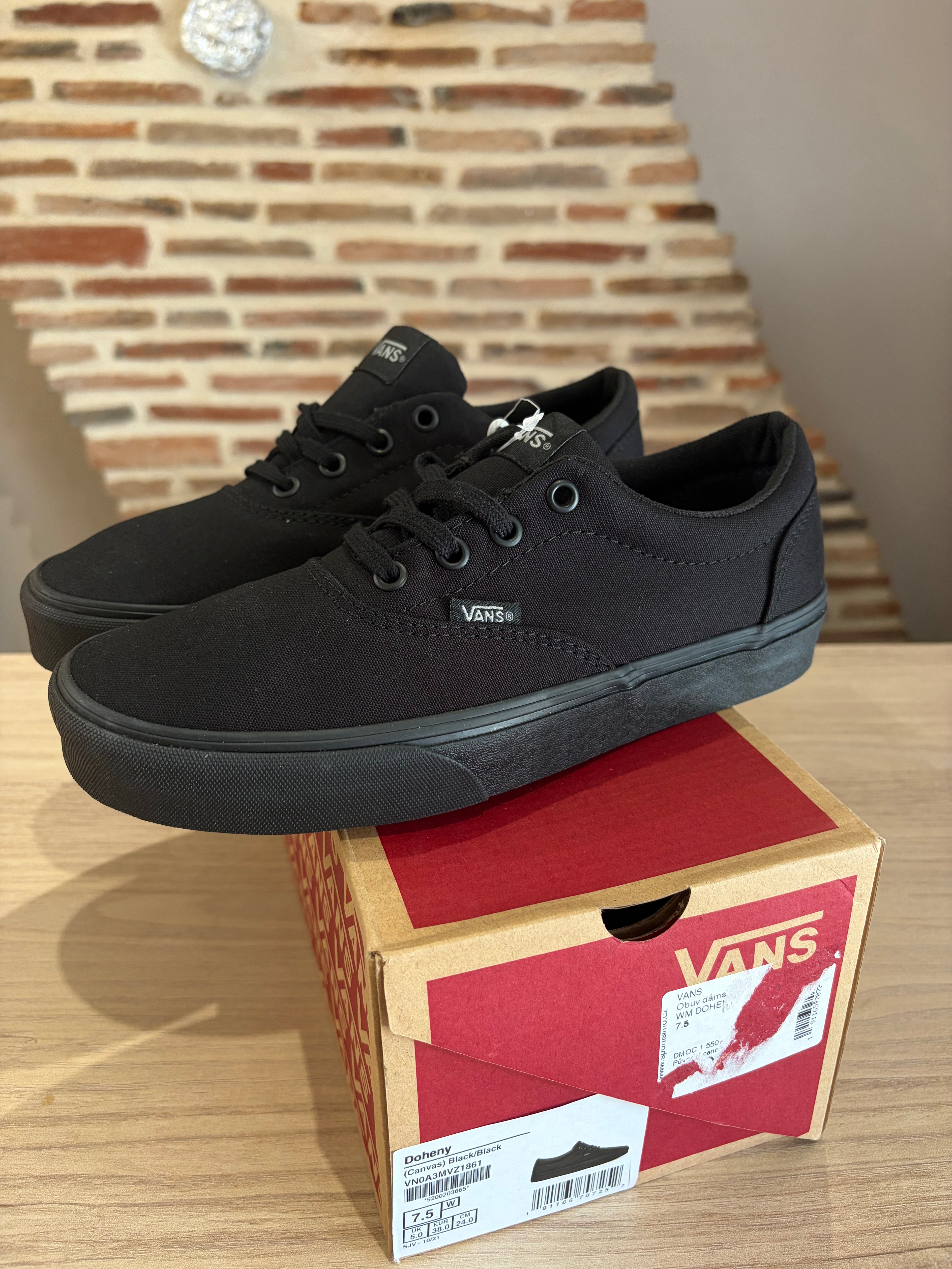 Vans Doheny Canvas Black Black - Pointure 38