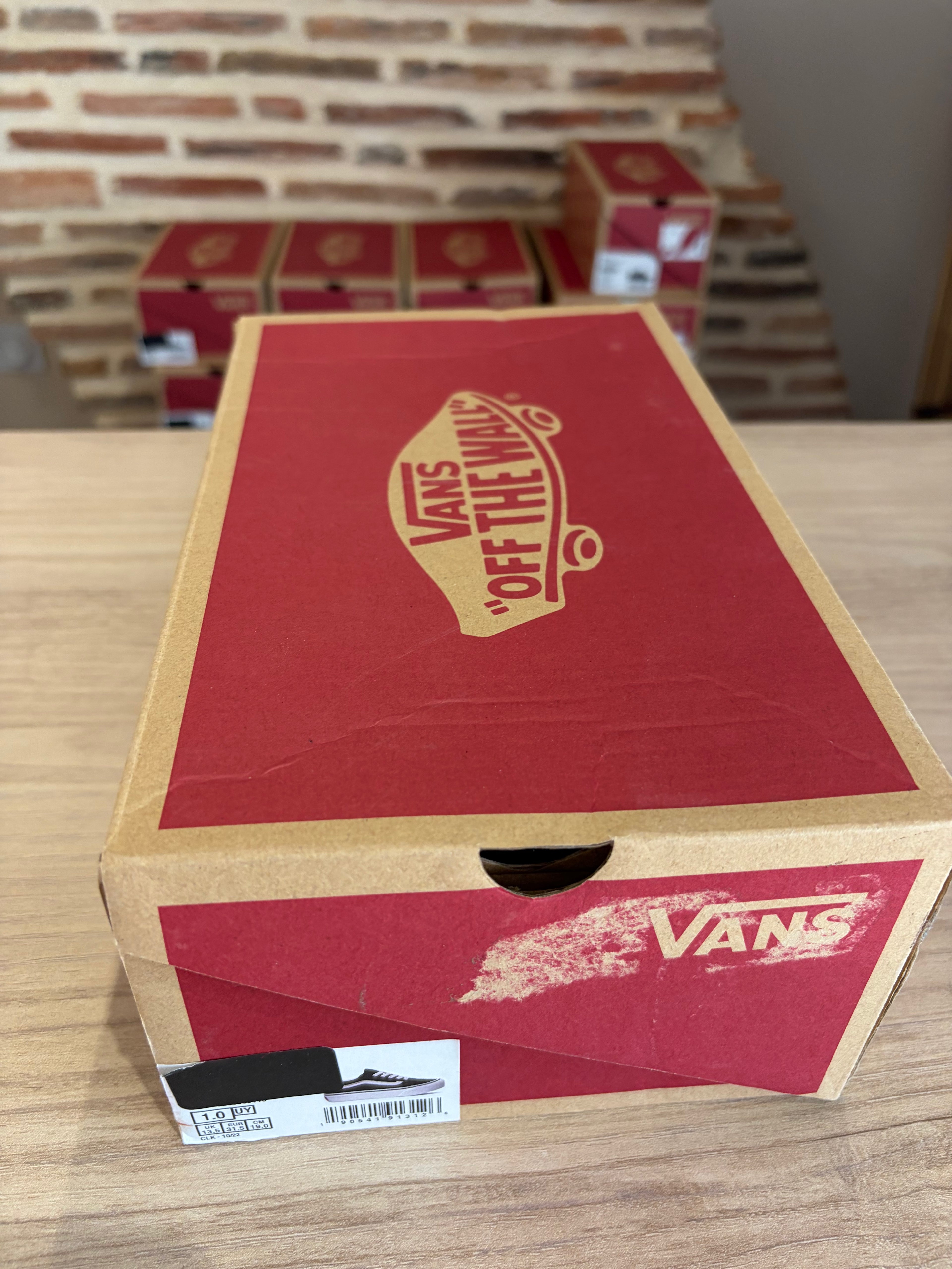 Vans Old Skool Platform Enfant Noir Blanc - Pointure 31,5
