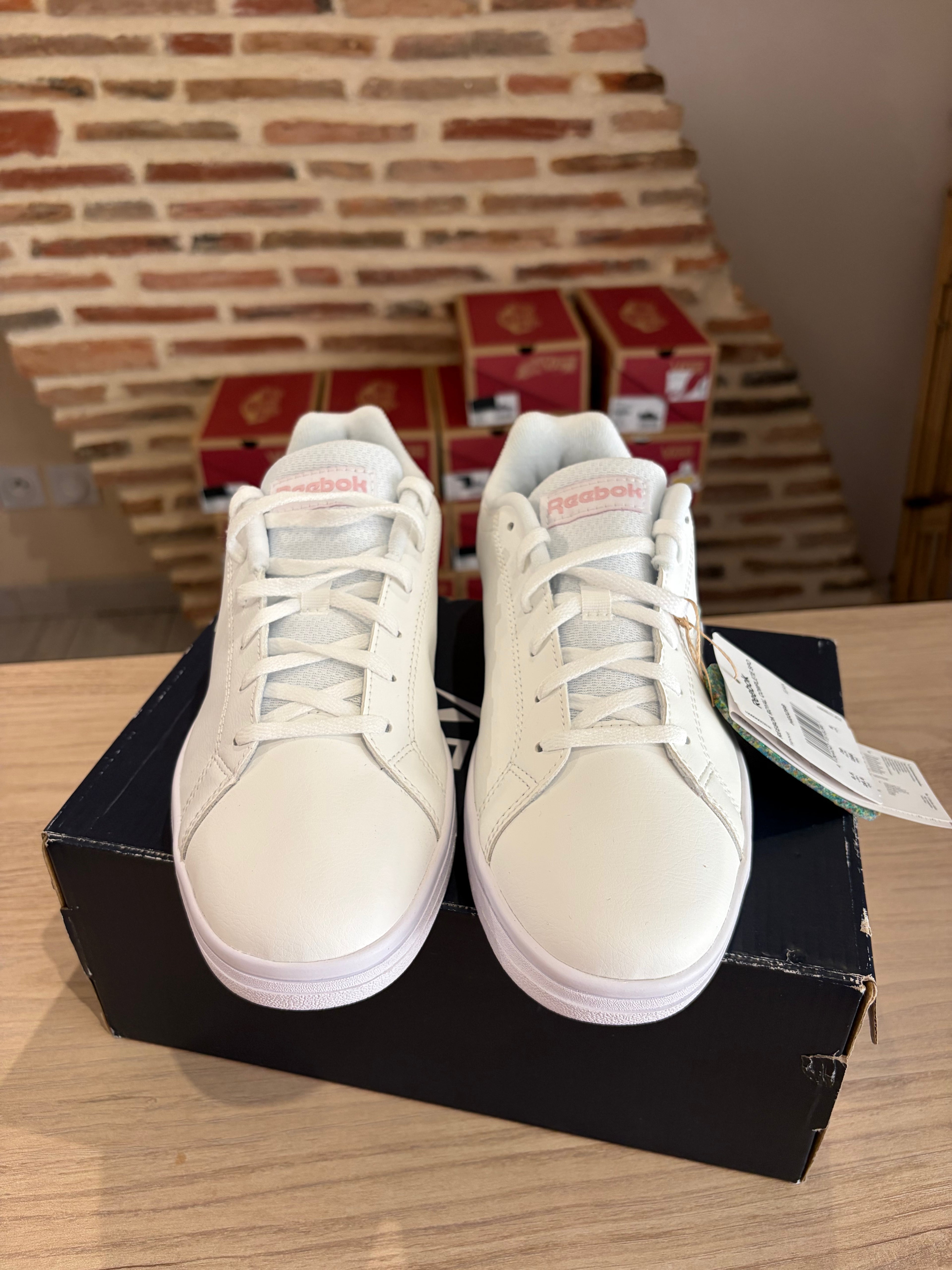 Reebok Royal Complete Sport Femme Blanche Rose - H03299 - Pointure 39