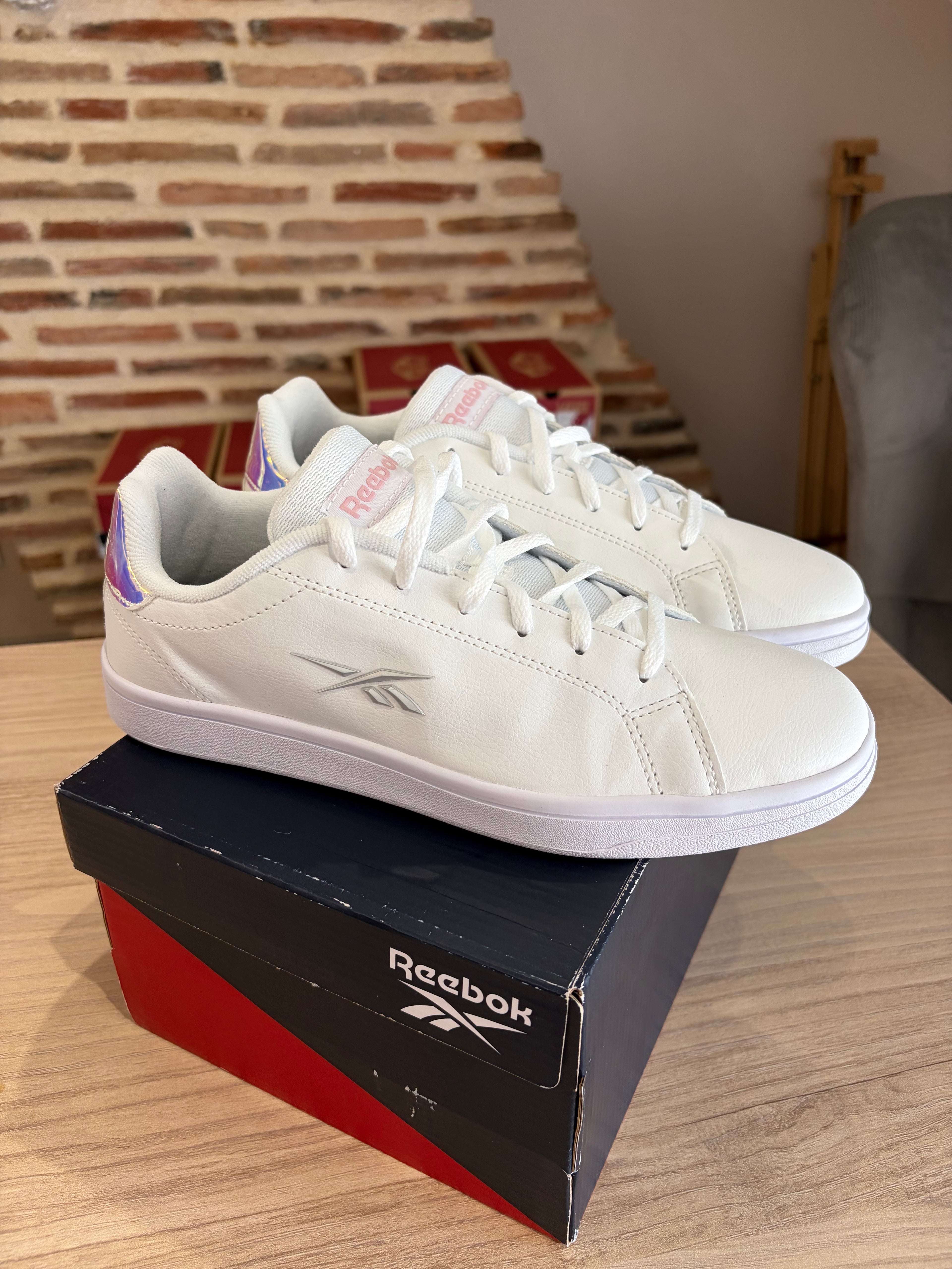 Reebok Royal Complete Sport Femme Blanche Rose - H03299 - Pointure 39