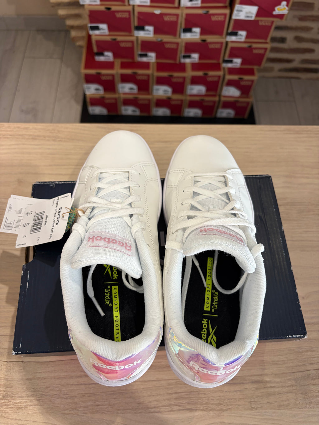 Reebok Royal Complete Sport Femme Blanche Rose - H03299 - Pointure 39