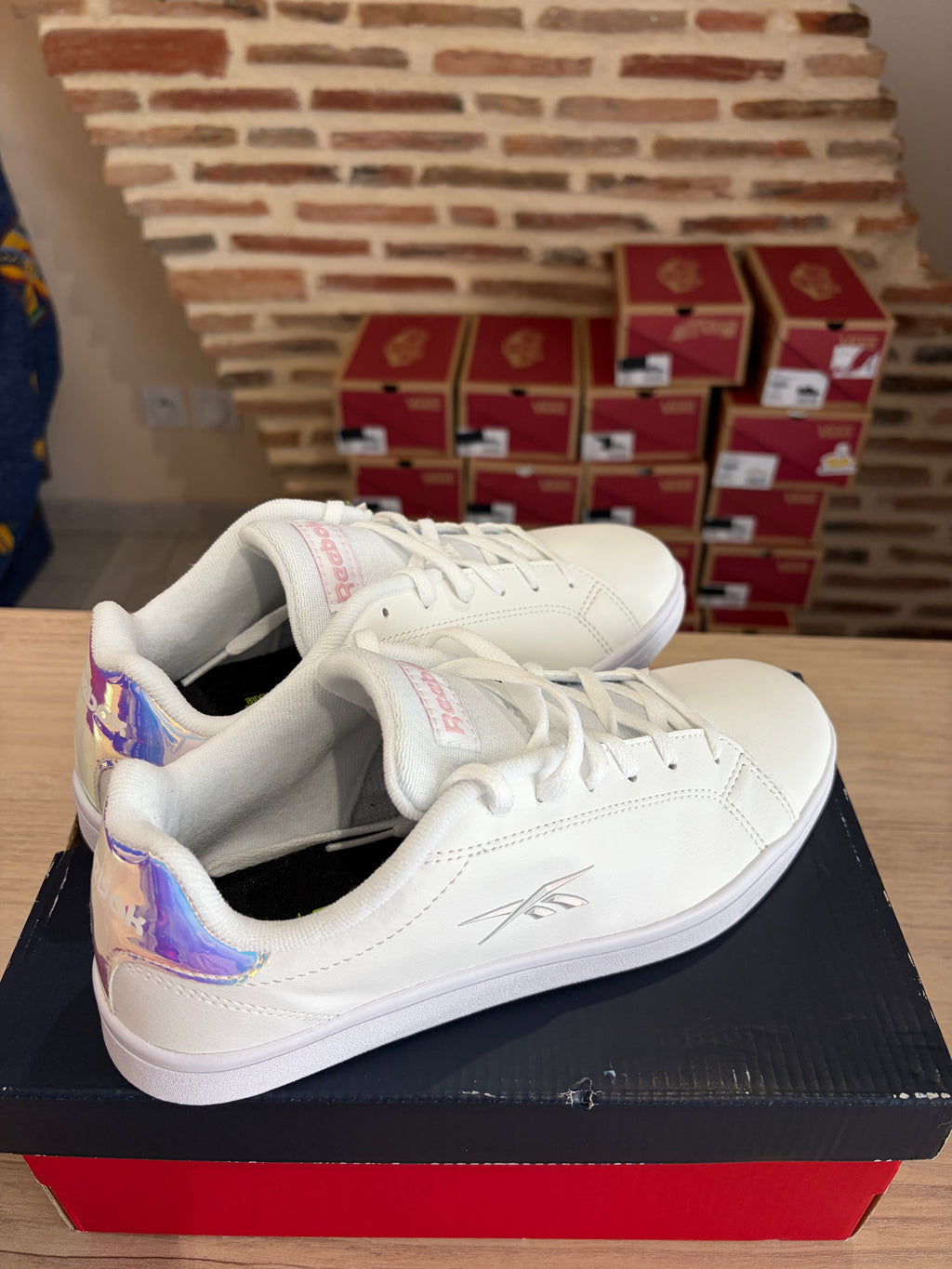 Reebok Royal Complete Sport Femme Blanche Rose - H03299 - Pointure 39