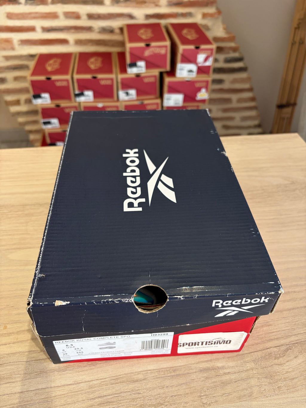Reebok Royal Complete Sport Femme Blanche Rose - H03299 - Pointure 39
