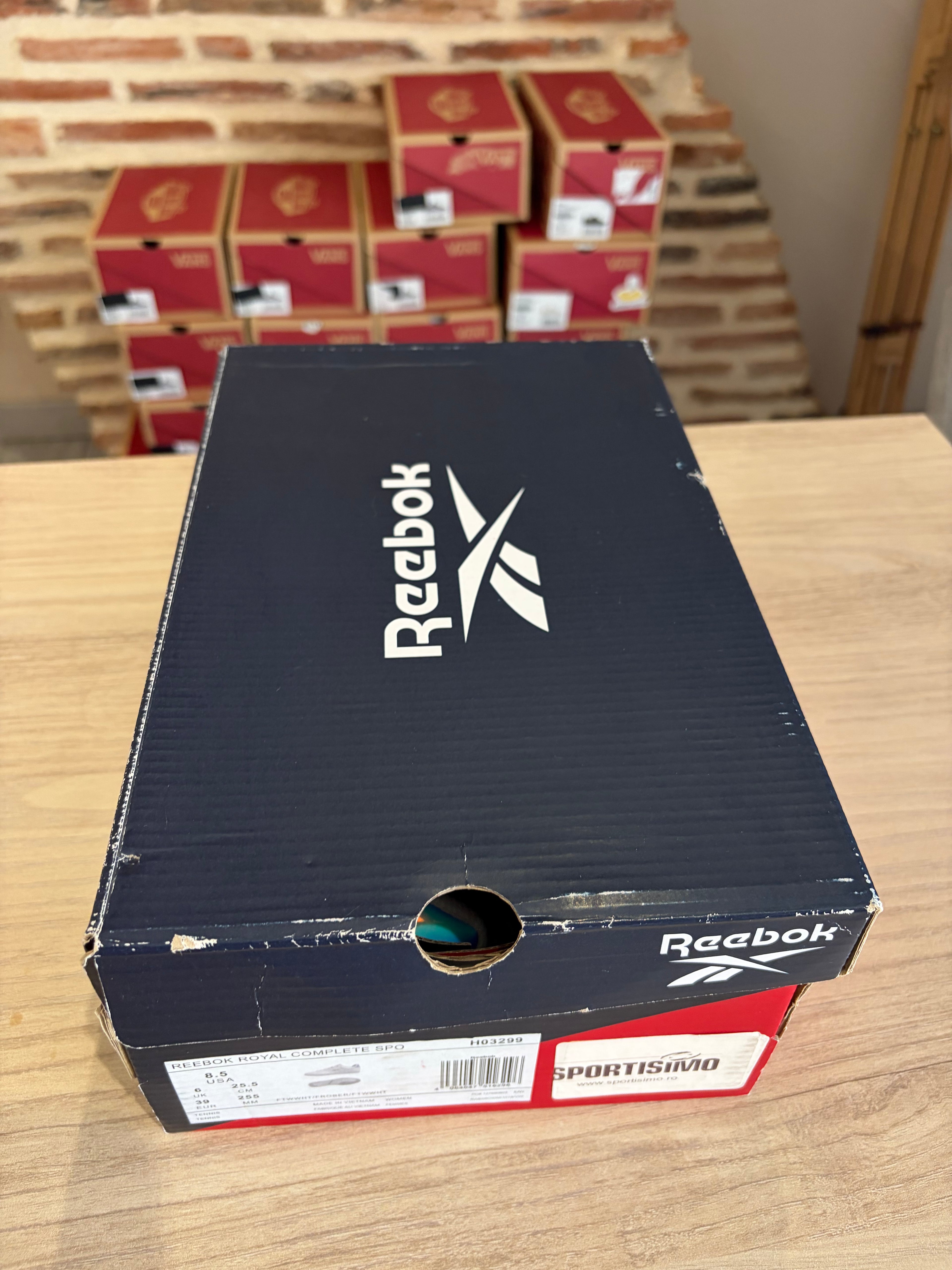 Reebok Royal Complete Sport Femme Blanche Rose - H03299 - Pointure 39