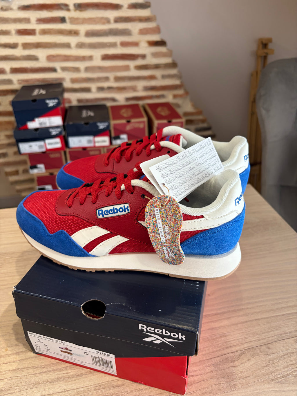Reebok Royal Ultra Rouge Bleu Blanc - GY8836 - Pointure 40,5