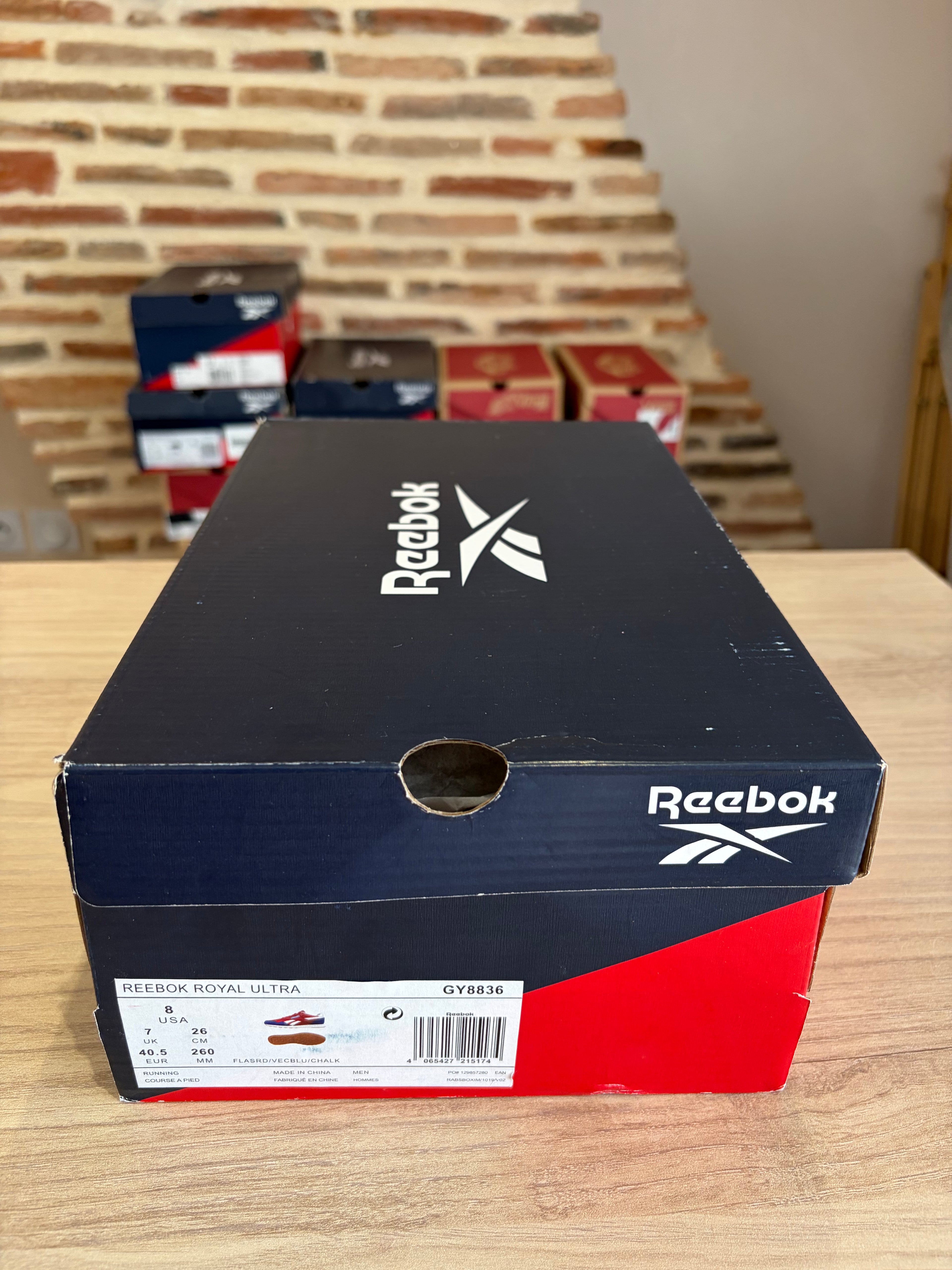 Reebok Royal Ultra Rouge Bleu Blanc - GY8836 - Pointure 40,5