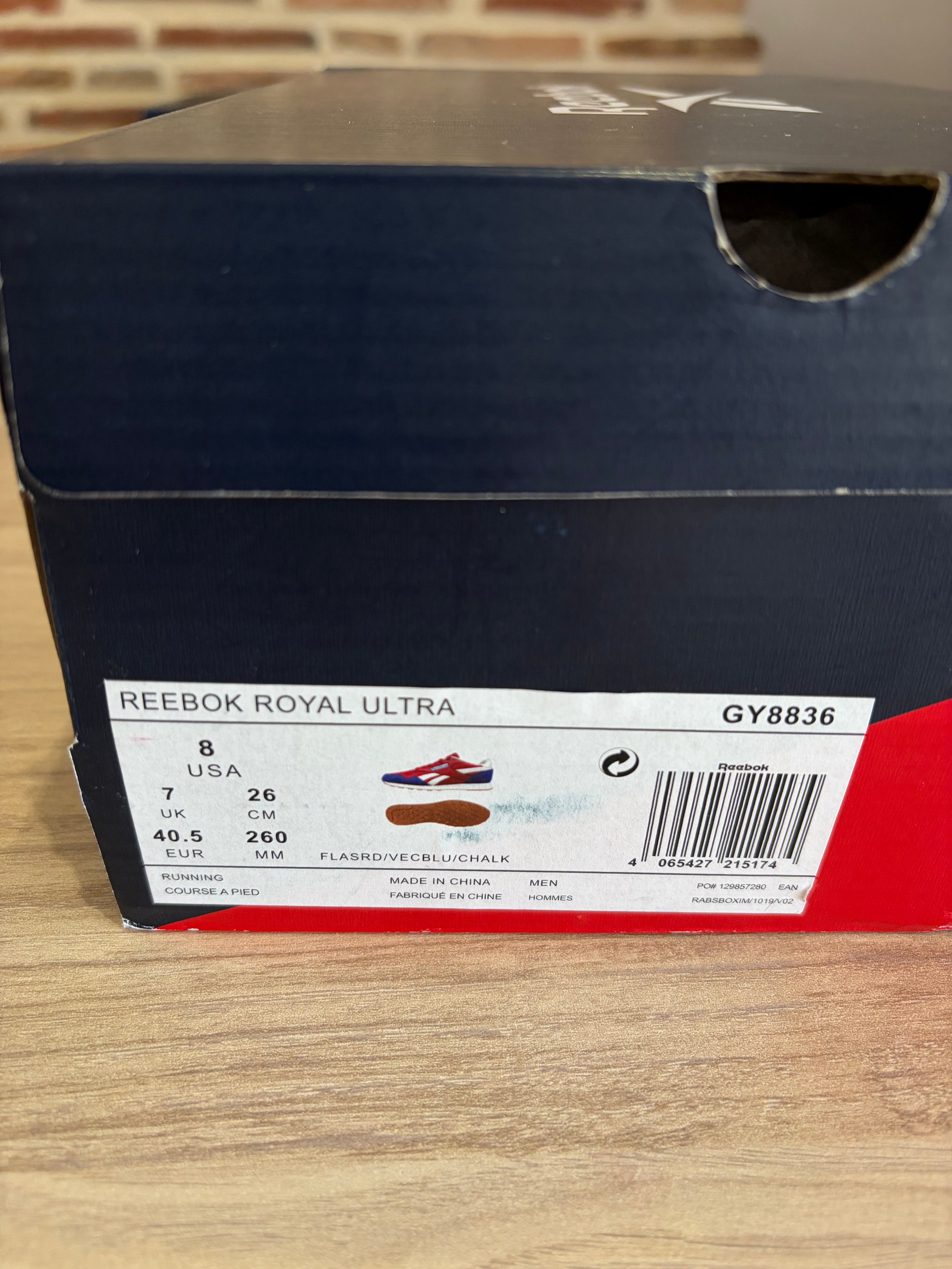 Reebok Royal Ultra Rouge Bleu Blanc - GY8836 - Pointure 40,5