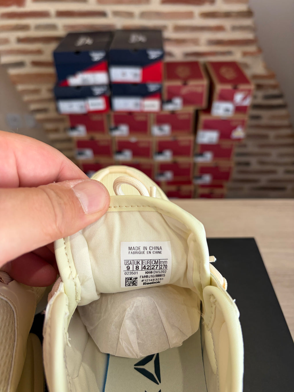 Reebok Run 96 Beige Crème - DV6822 - Pointure 42