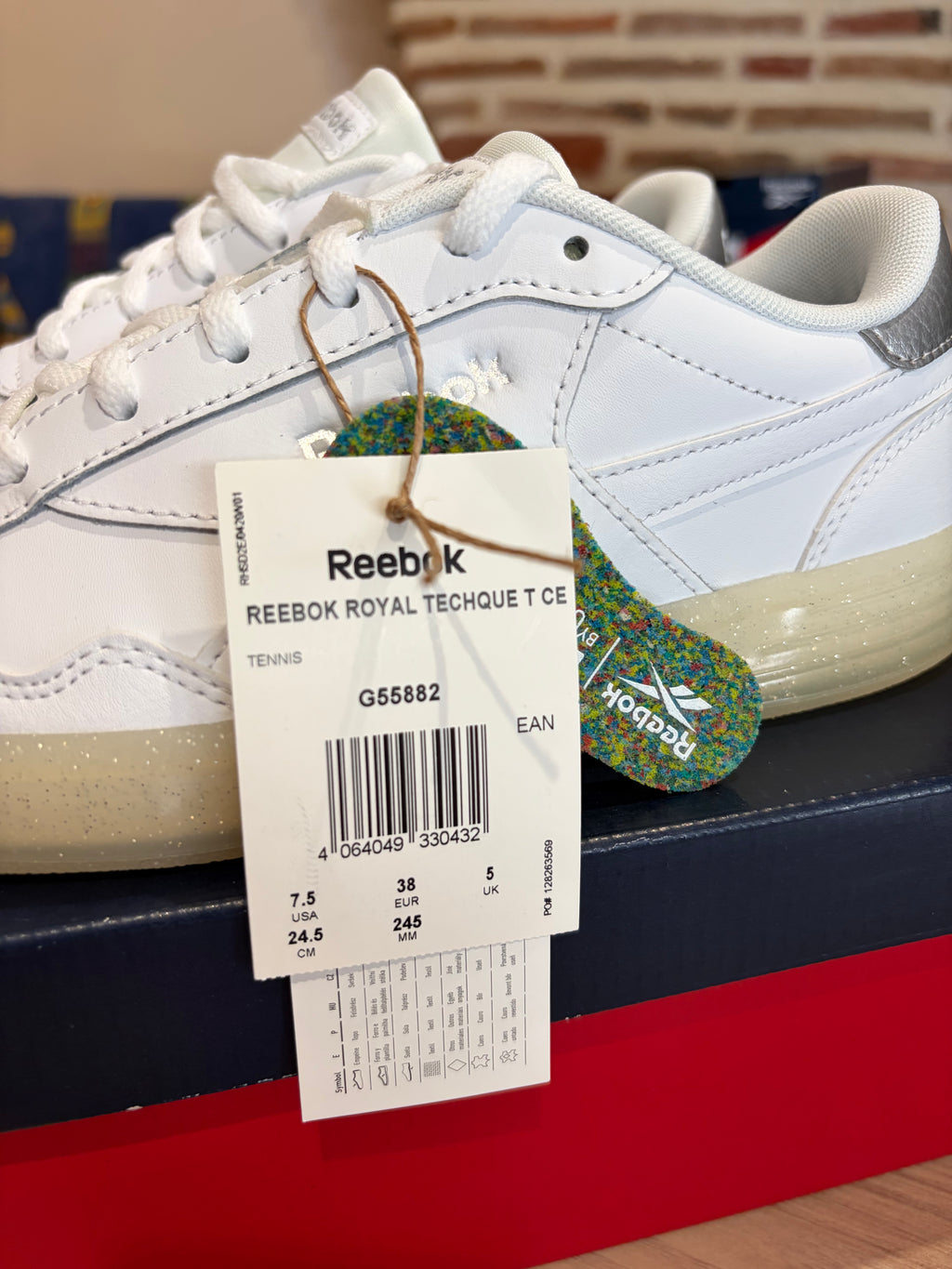 Reebok Royal Techque T CE Femme Blanche Taille 38