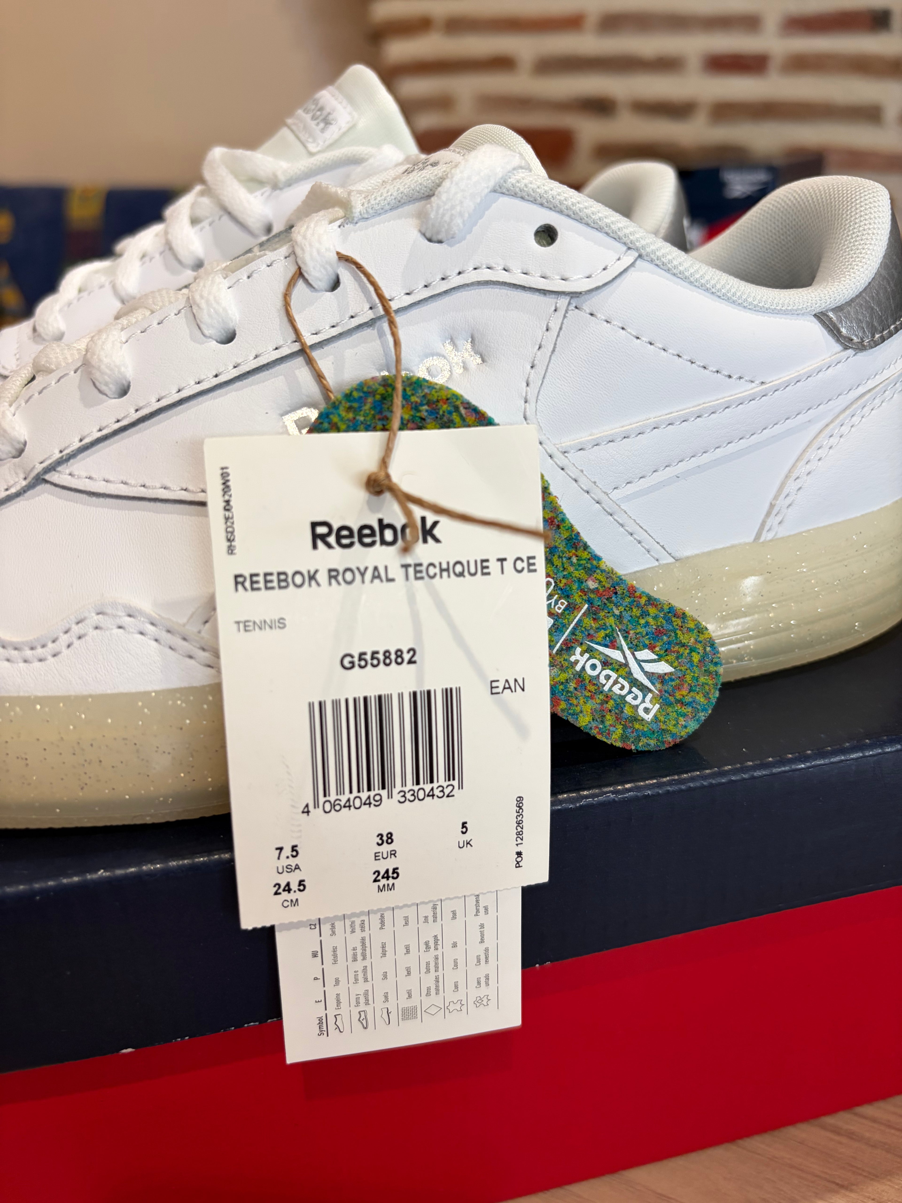 Reebok Royal Techque T CE Femme Blanche Taille 38