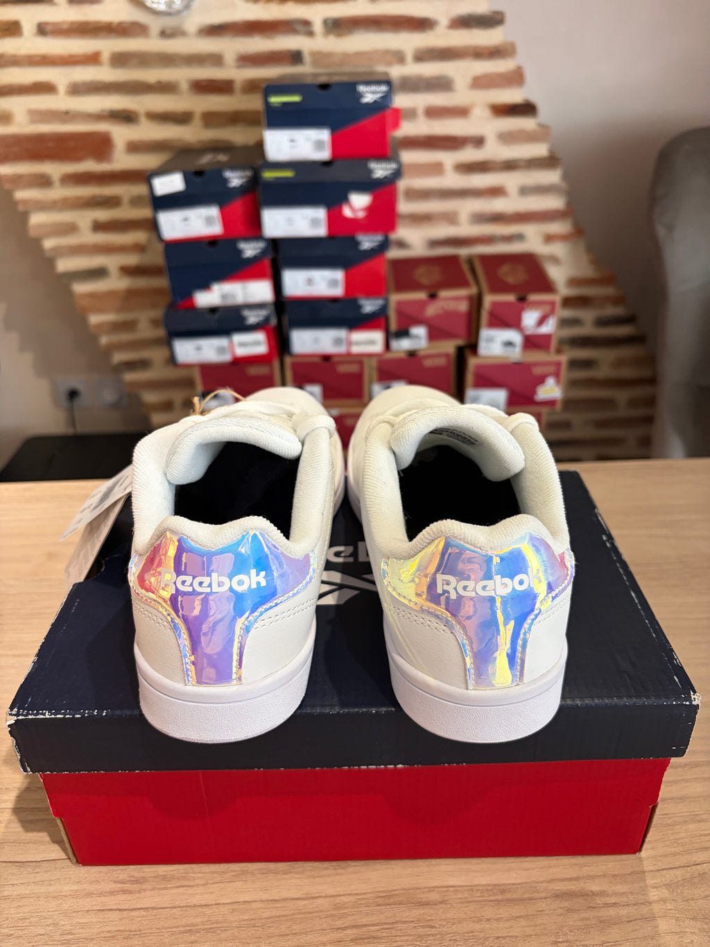 Reebok Royal Complete Sport Femme Blanc Irisé Taille 38.5