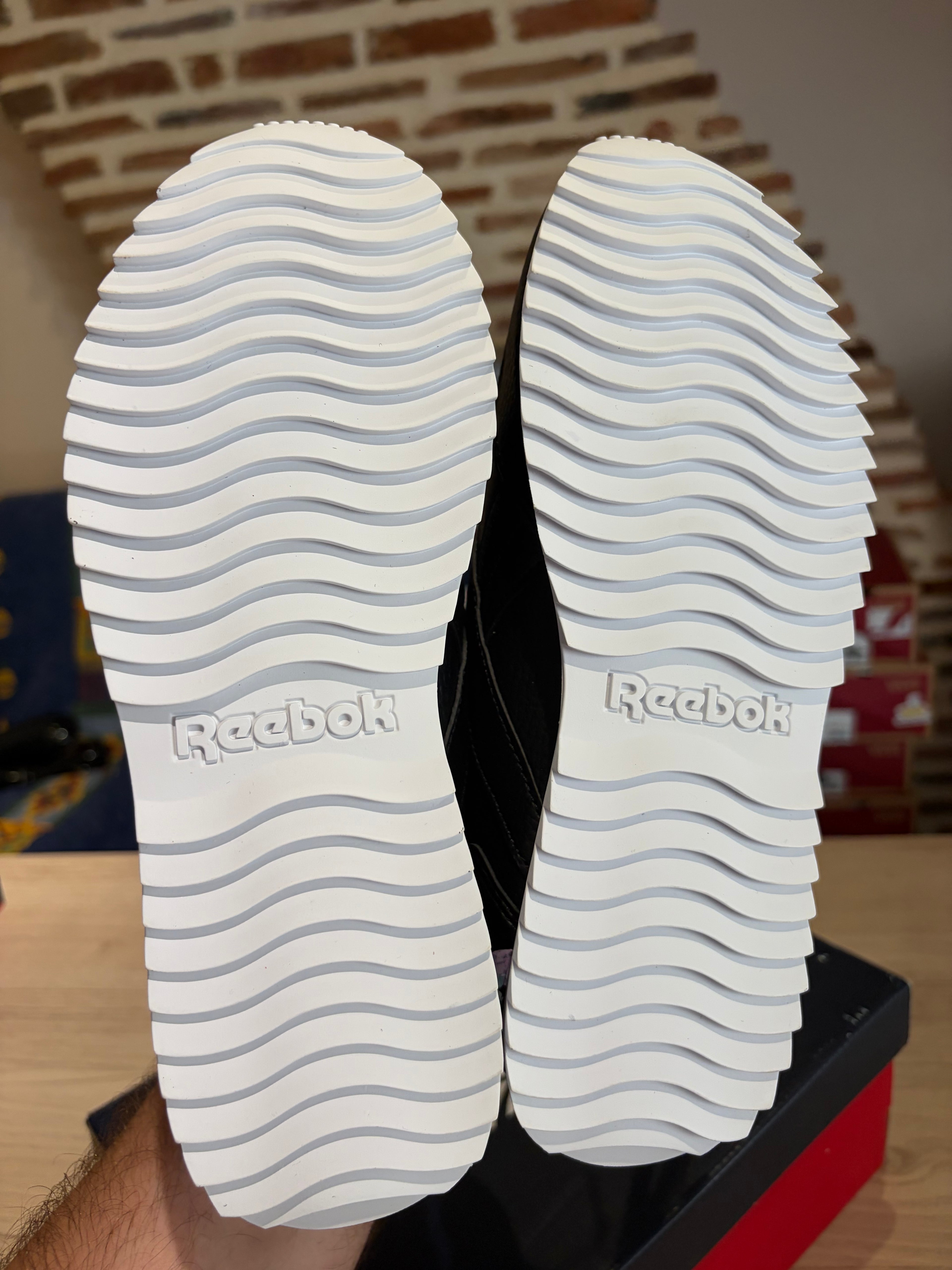 Reebok Royal Glide Ripple Clip Femme Noir Floral Taille 38