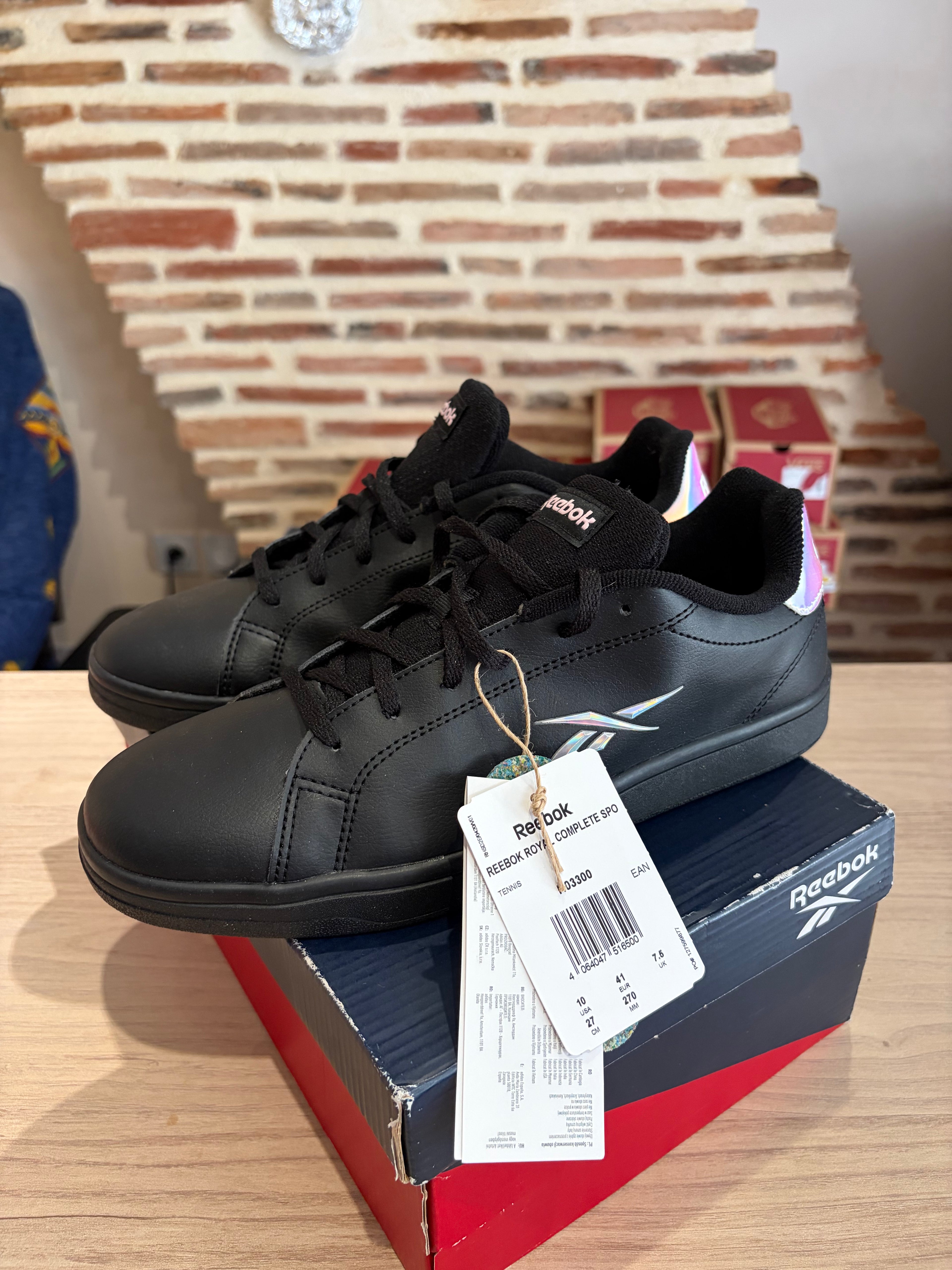 Reebok Royal Complete SPO Noires – Pointure 41 – Neuves avec boîte