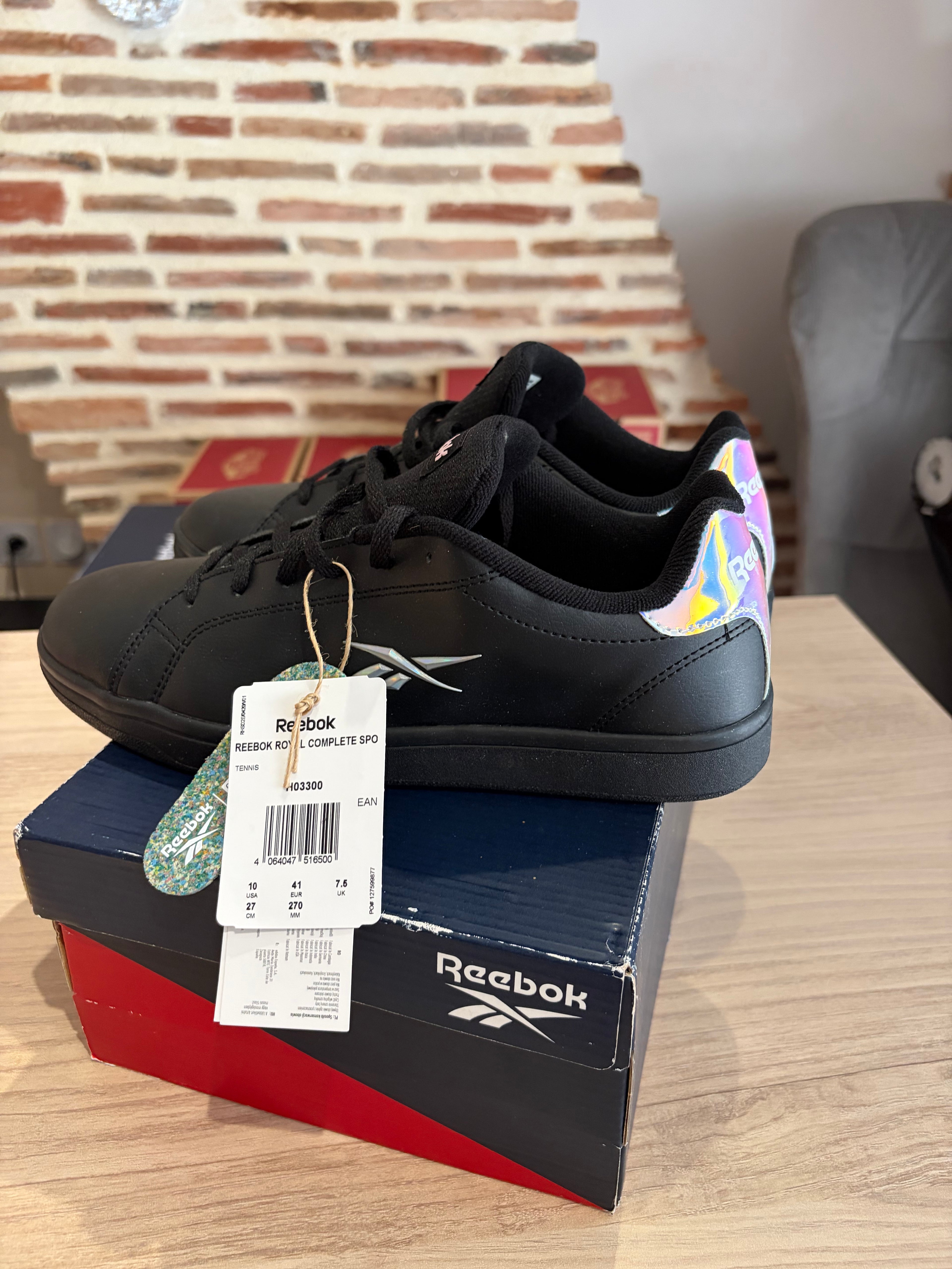 Reebok Royal Complete SPO Noires – Pointure 41 – Neuves avec boîte