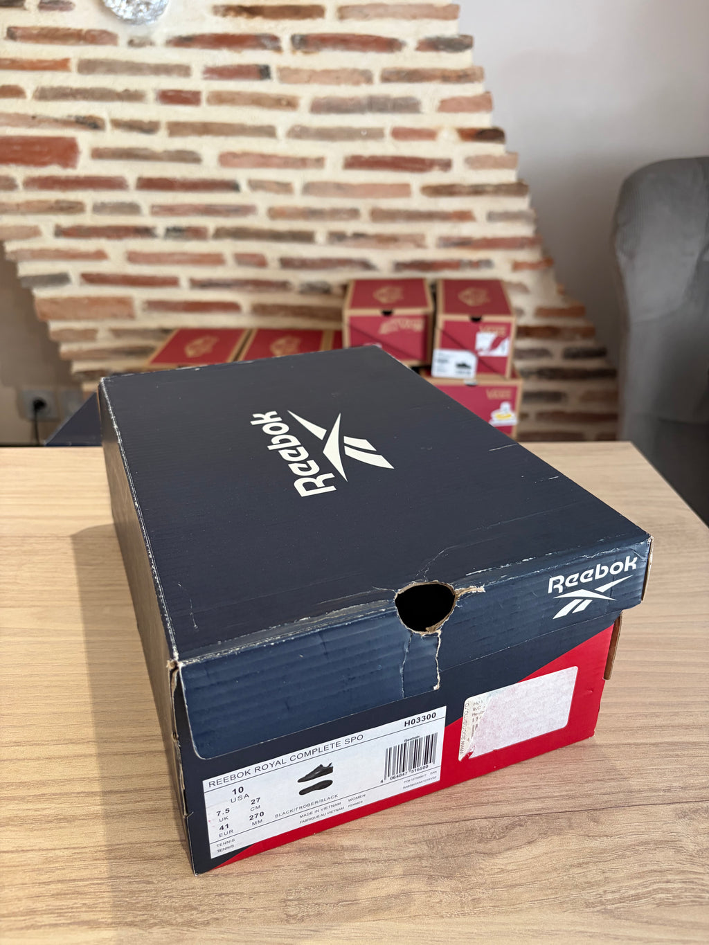 Reebok Royal Complete SPO Noires – Pointure 41 – Neuves avec boîte