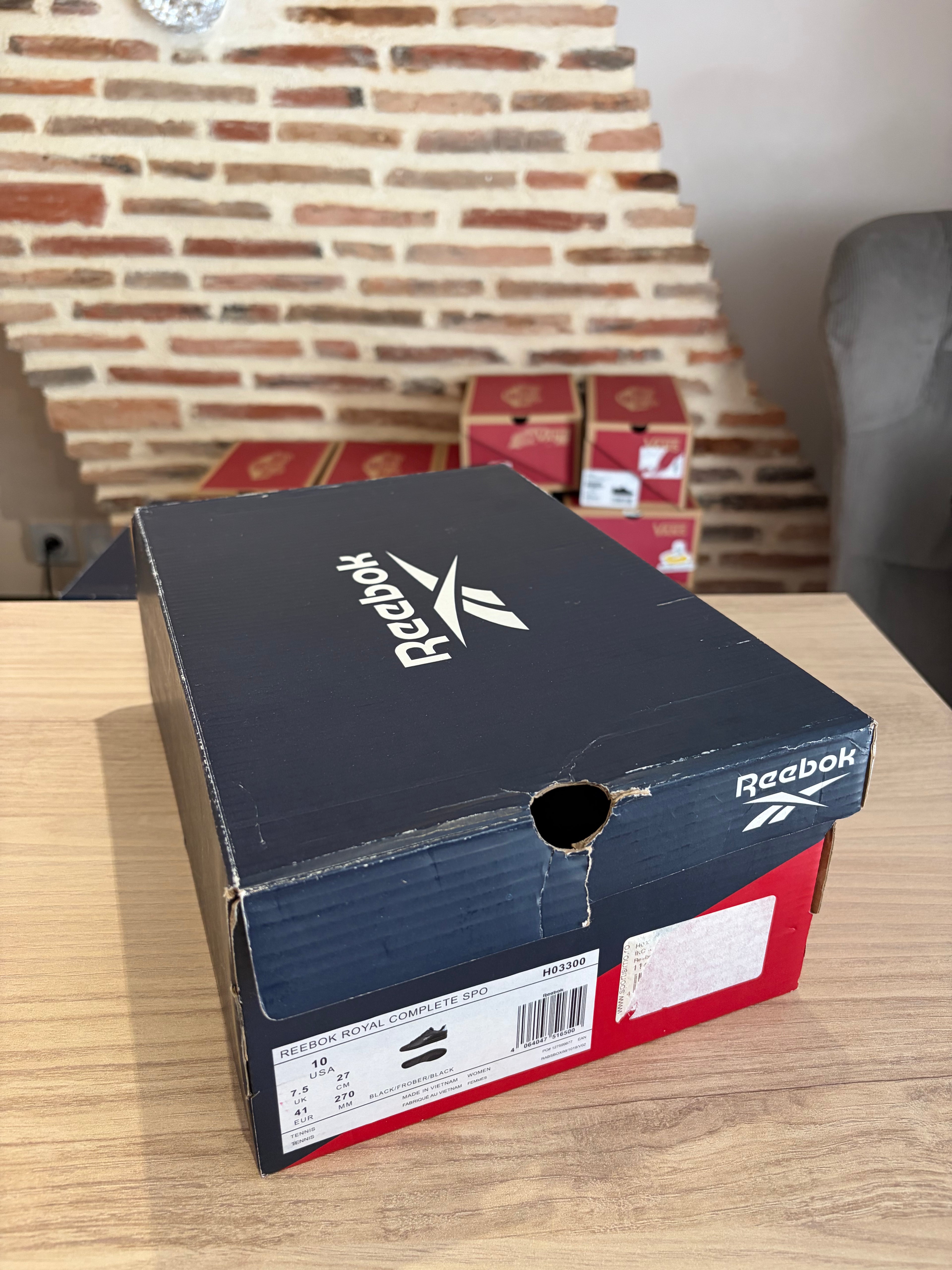 Reebok Royal Complete SPO Noires – Pointure 41 – Neuves avec boîte