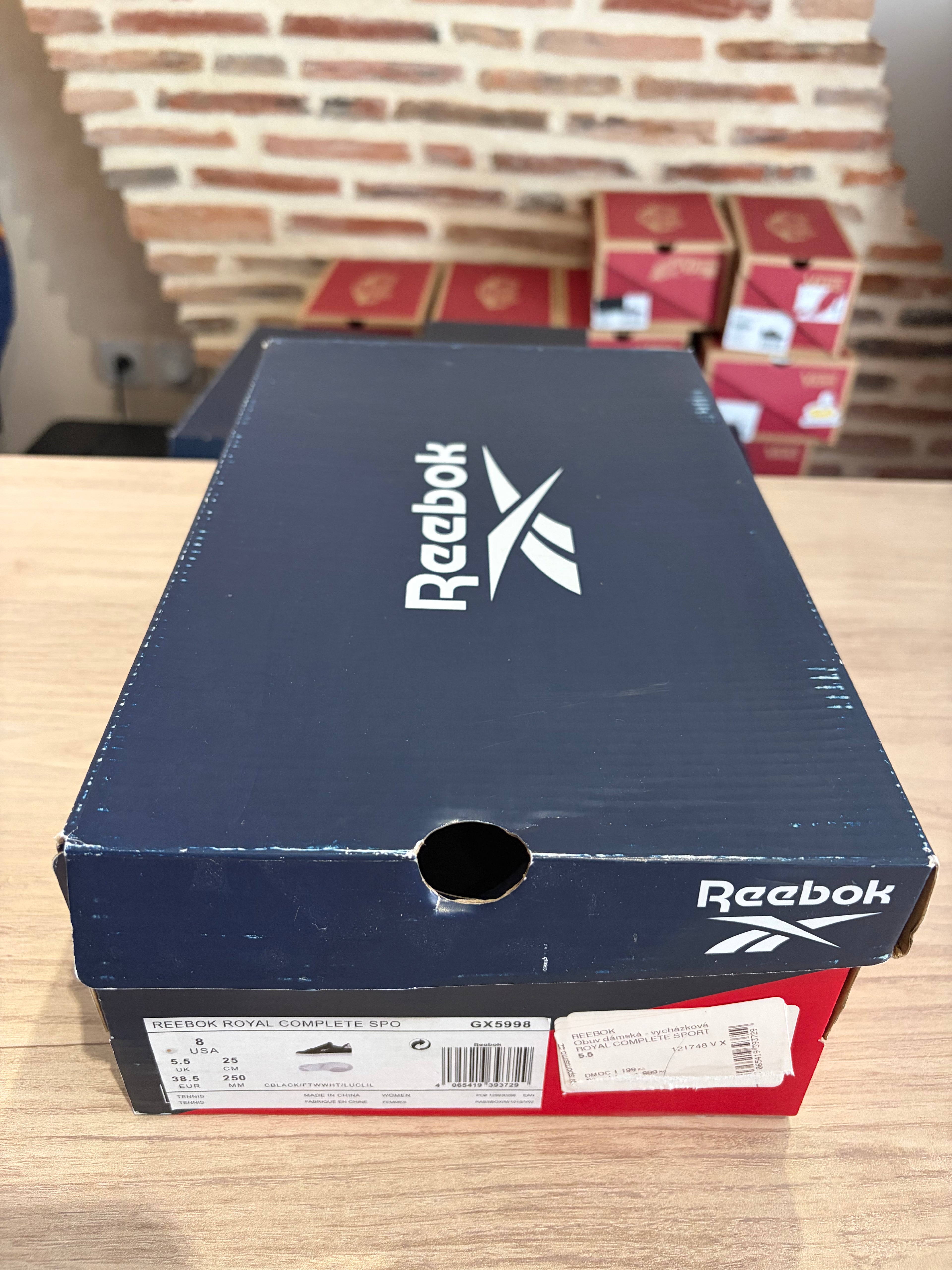 Reebok Royal Complete SPO Femme Noires – Pointure 38,5 – Neuves avec boîte