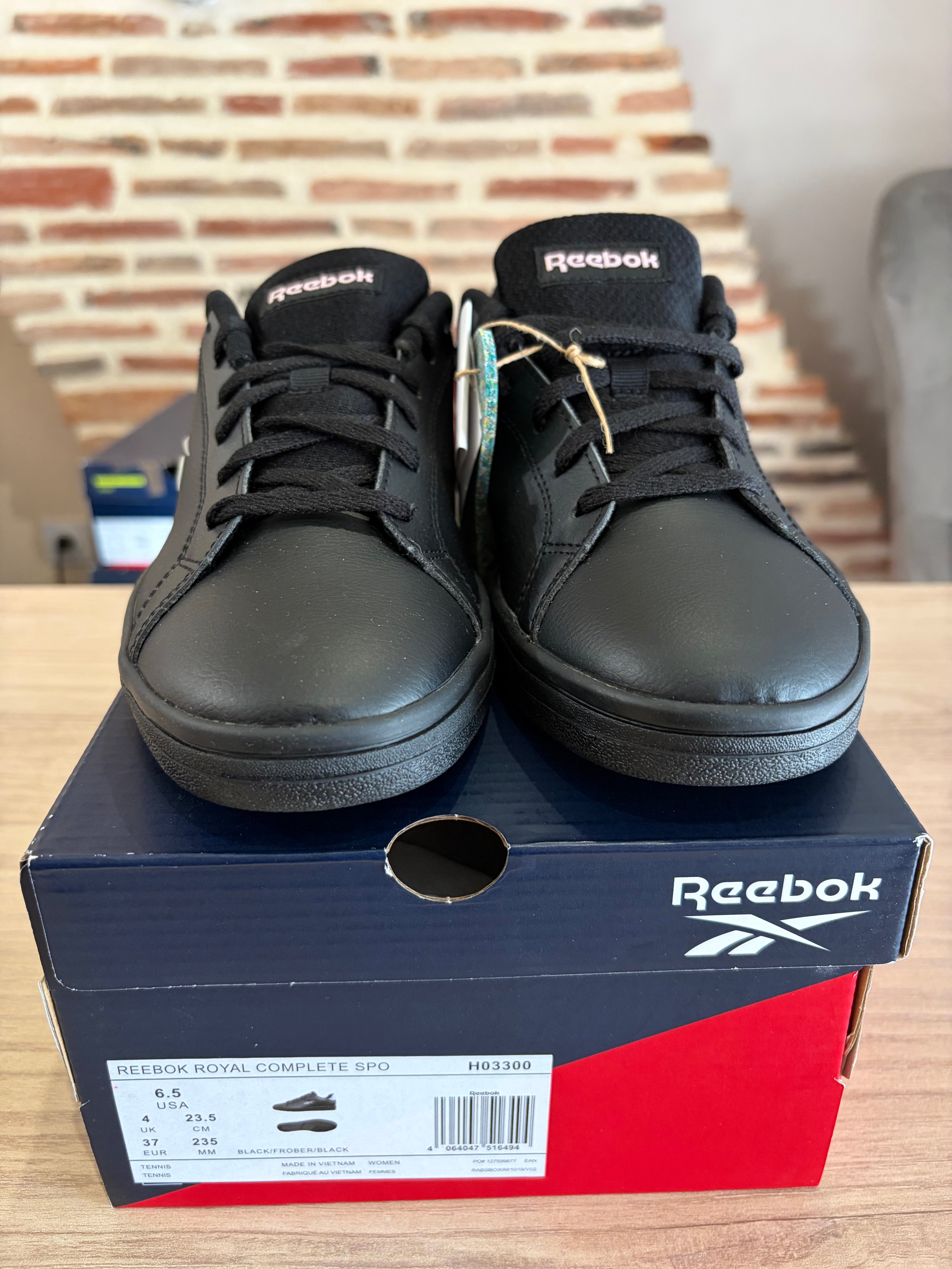 Reebok Royal Complete Sport H03300 Femme Noires - Baskets Lifestyle Neuves - 37