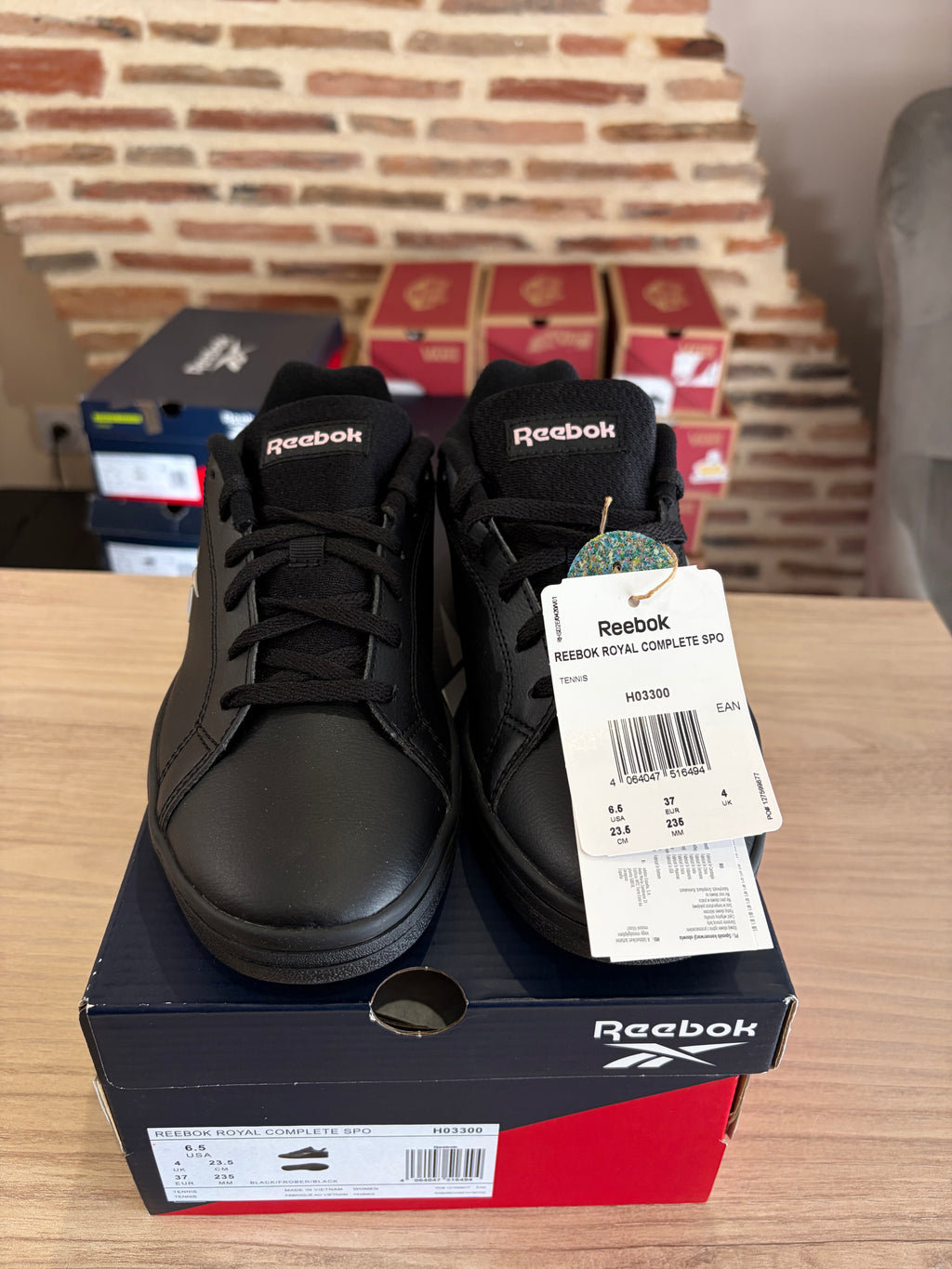 Reebok Royal Complete Sport H03300 Femme Noires - Baskets Lifestyle Neuves - 37