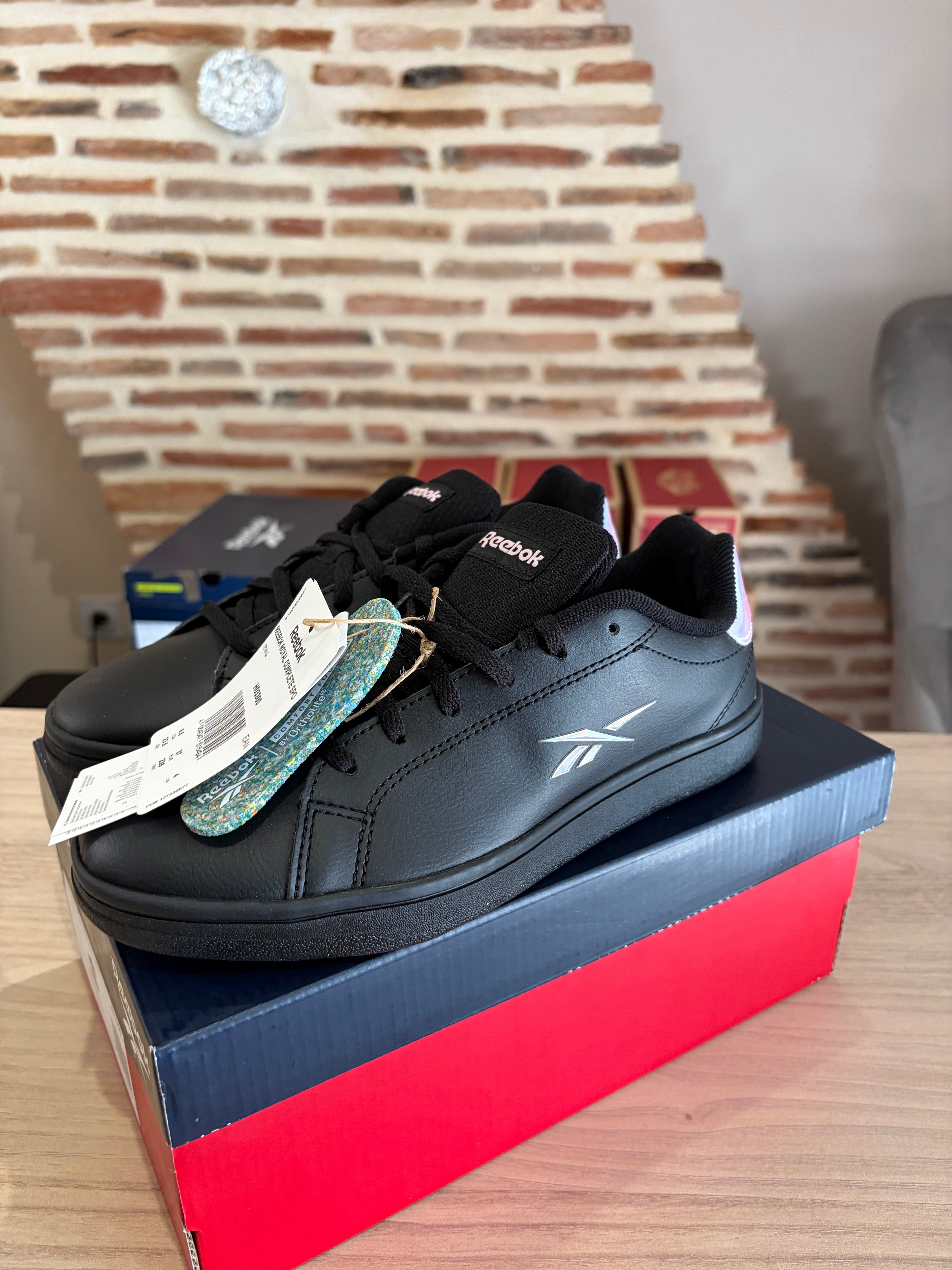 Reebok Royal Complete Sport H03300 Femme Noires - Baskets Lifestyle Neuves - 37