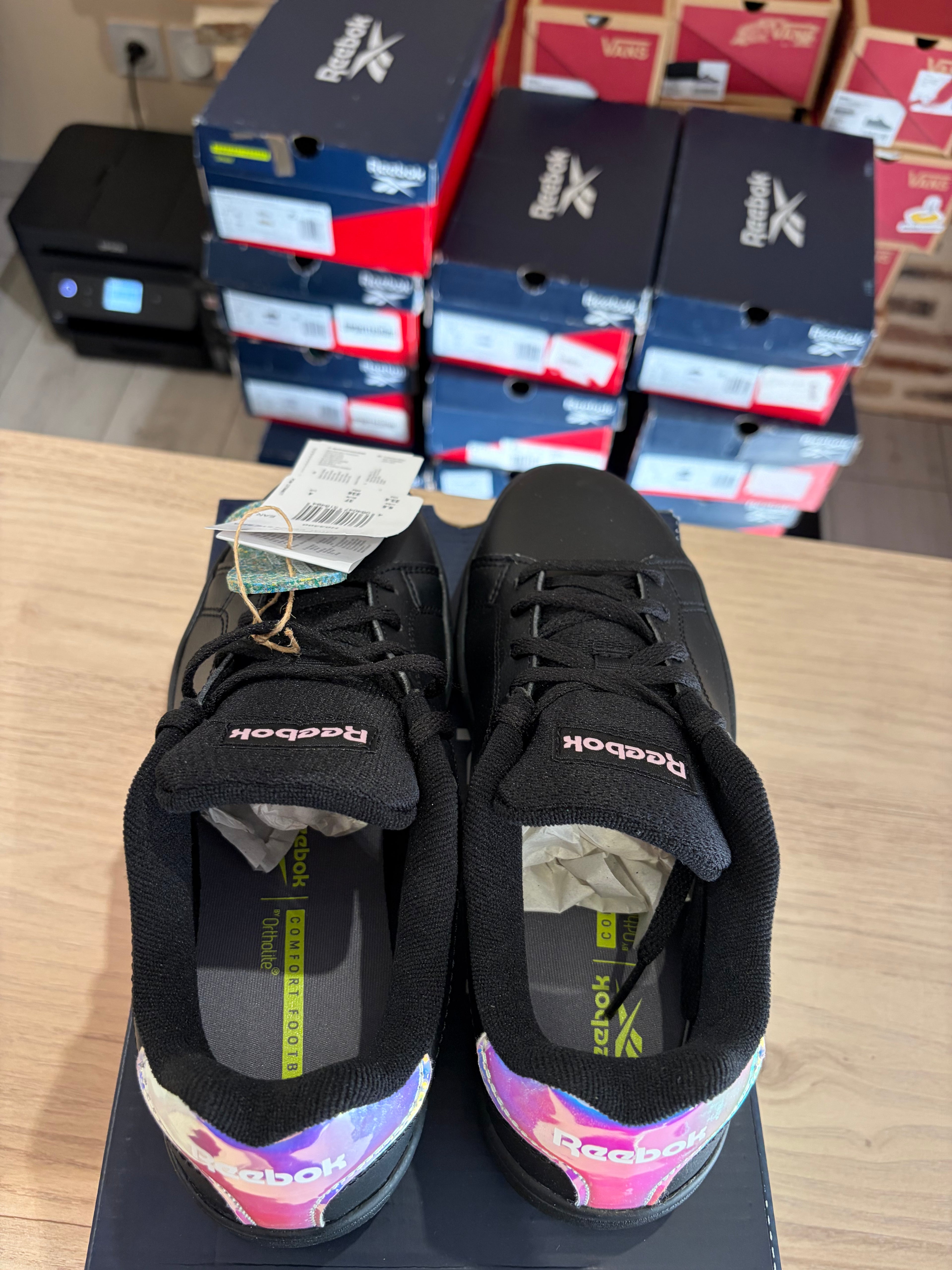 Reebok Royal Complete Sport H03300 Femme Noires - Baskets Lifestyle Neuves - 37